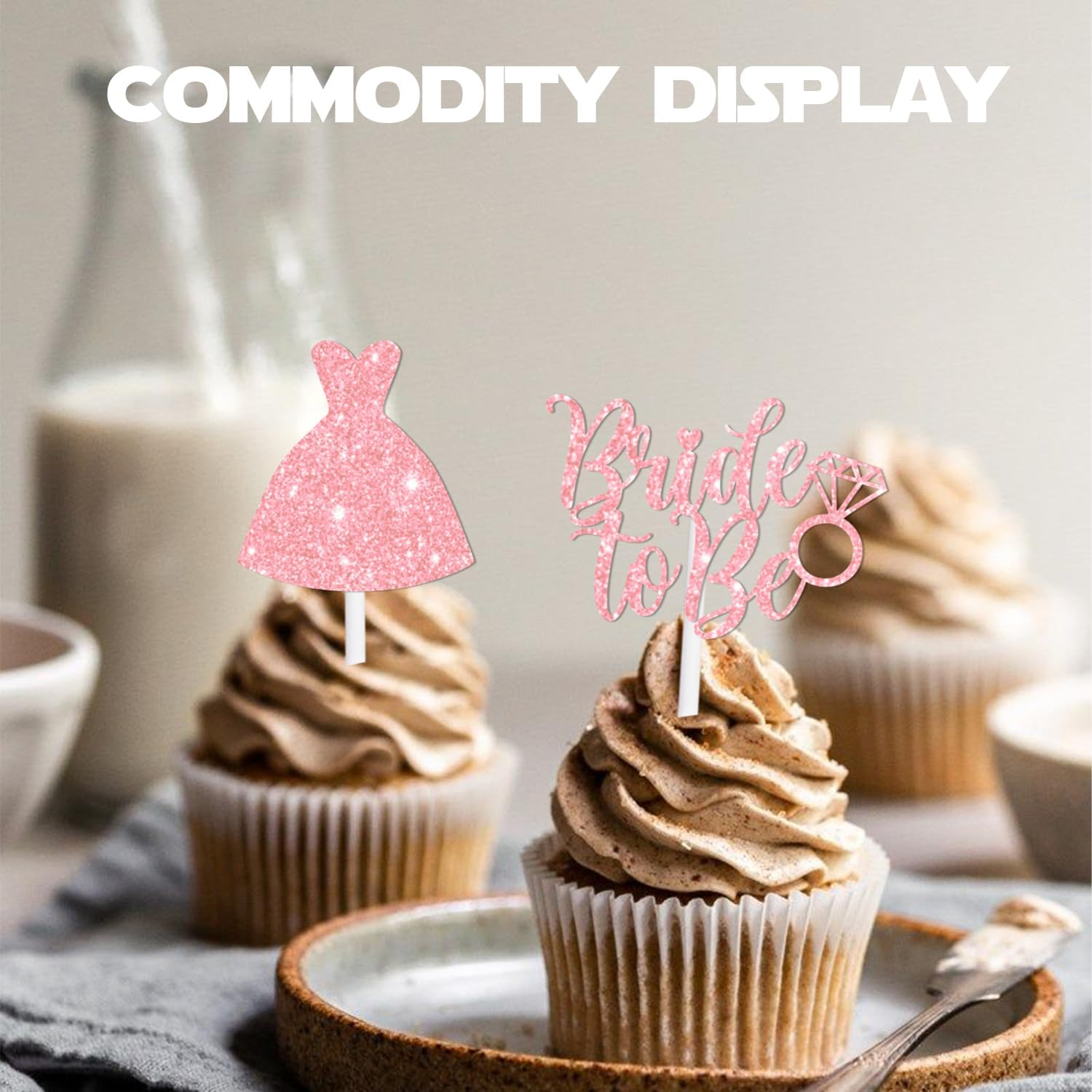 S-Cp-1009Ice Cream Fruit Dessert Cupcake Topper Colorful Glitter Happy Birthday Sensory Pop Game Theme Decor Supplies Baby Shower Boys Girls Birthday Party Decorations