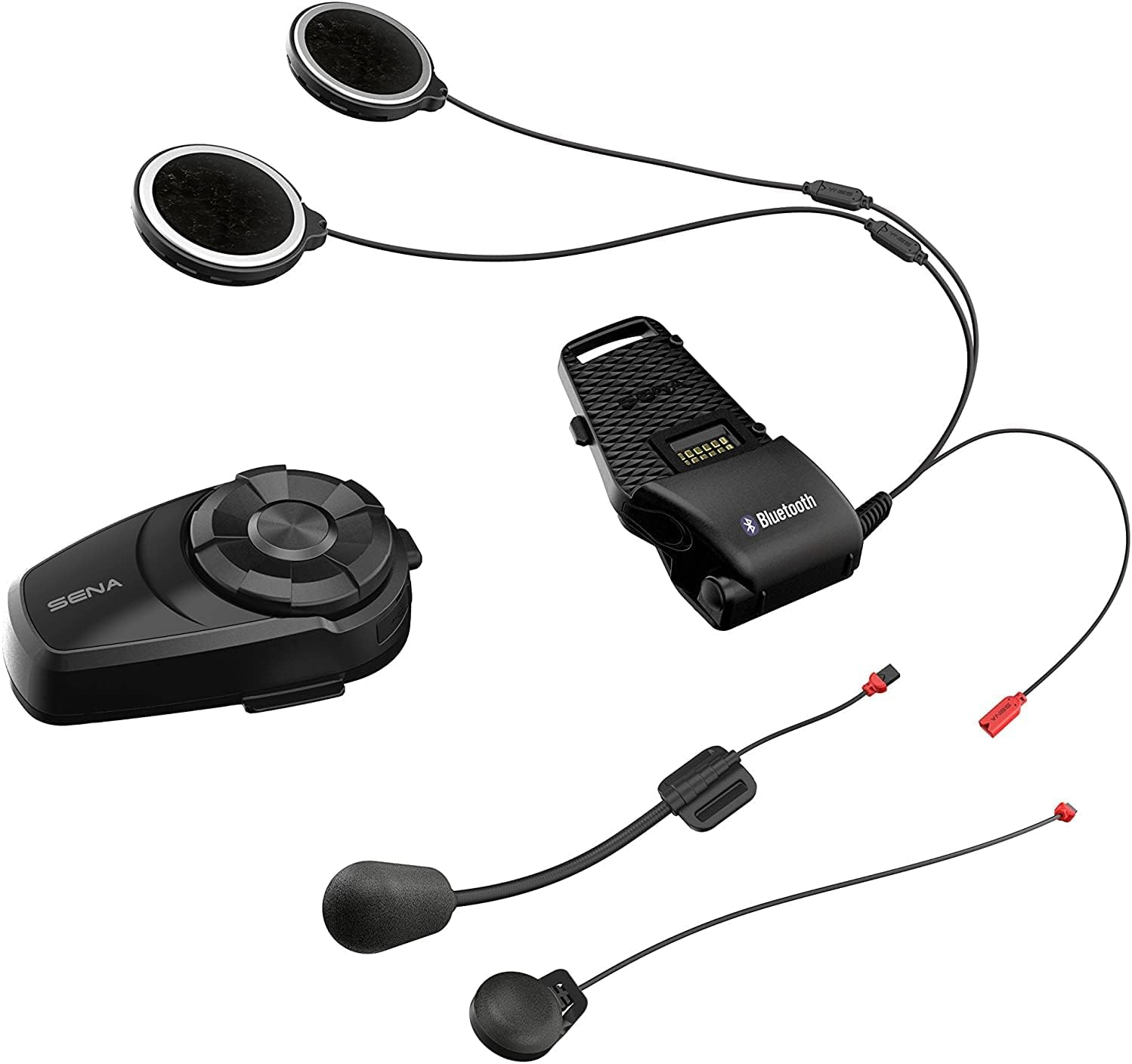 Sena 10S Bluetooth Headset Motorcycle Communication Twin Pack