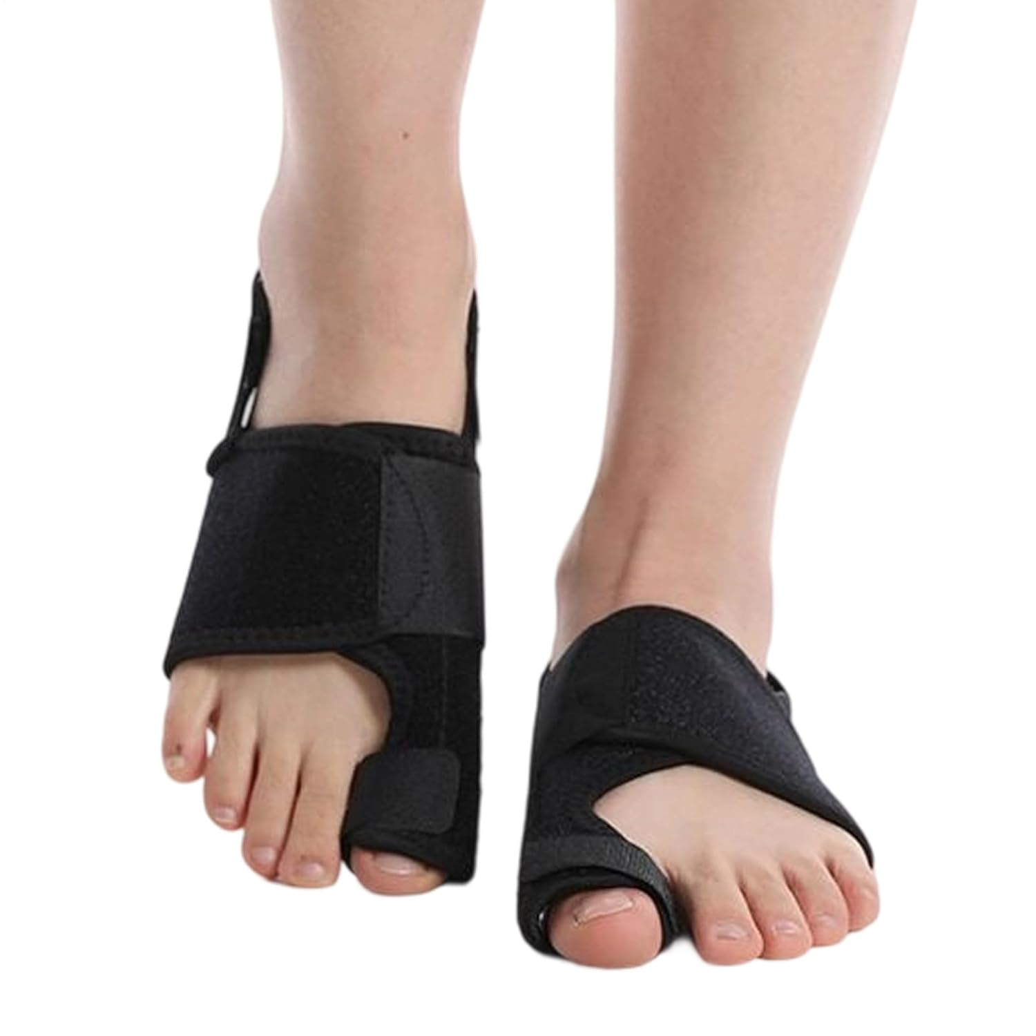 DAWCBVJQ Big Toe Straightener,2 Piece Adjustable Toe Corrector - Correction Separators Ergonomic Breathable Protector for Yoga Pedicure Men image number 3