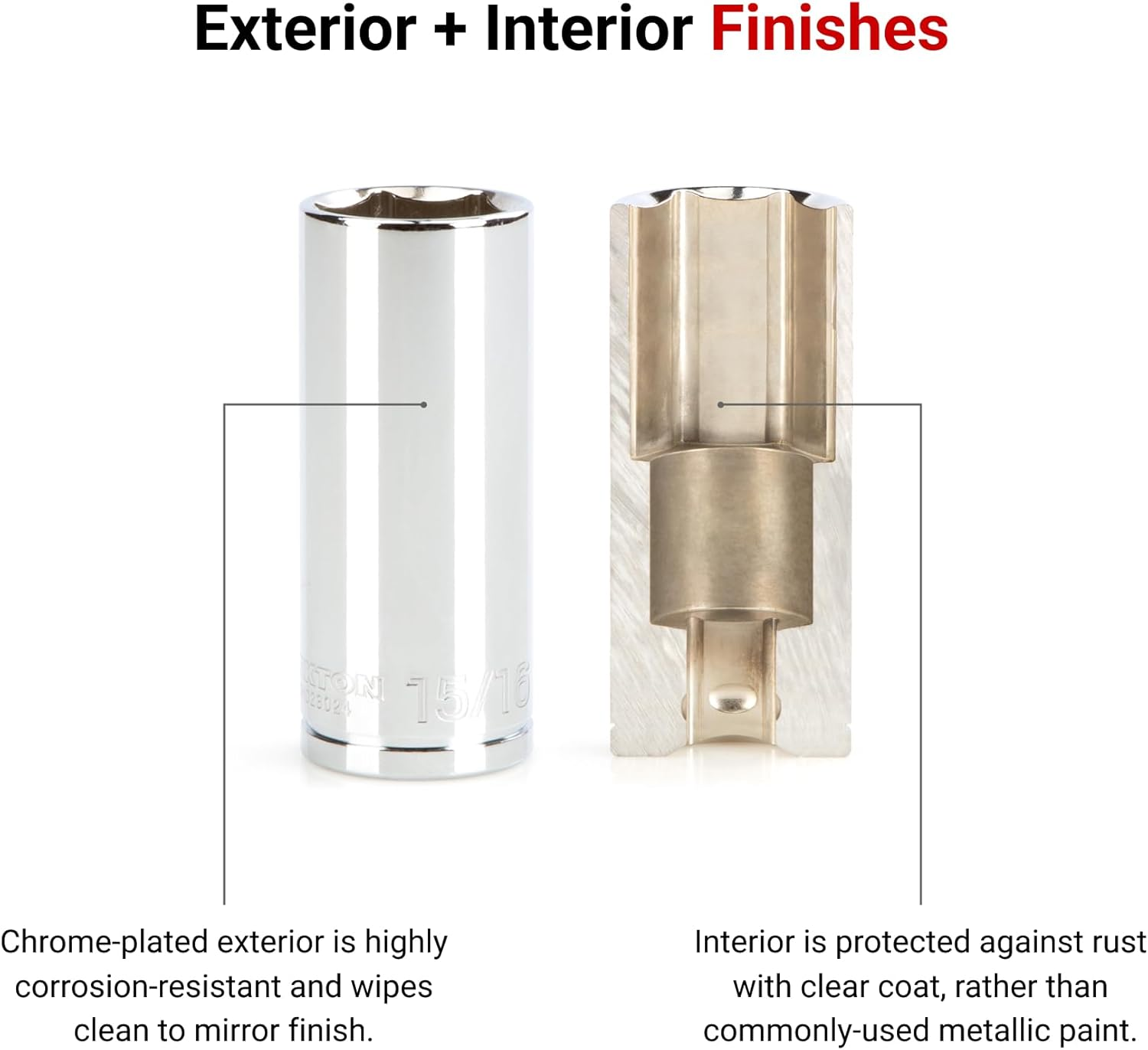 TEKTON 1/2 Inch Drive X 21 Mm Deep 6-Point Socket | SHD23121 image number 5