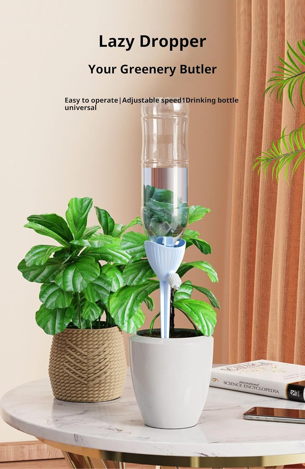Watering Spikes - Potted Plant Automatic Dripper System (5Milk Green)