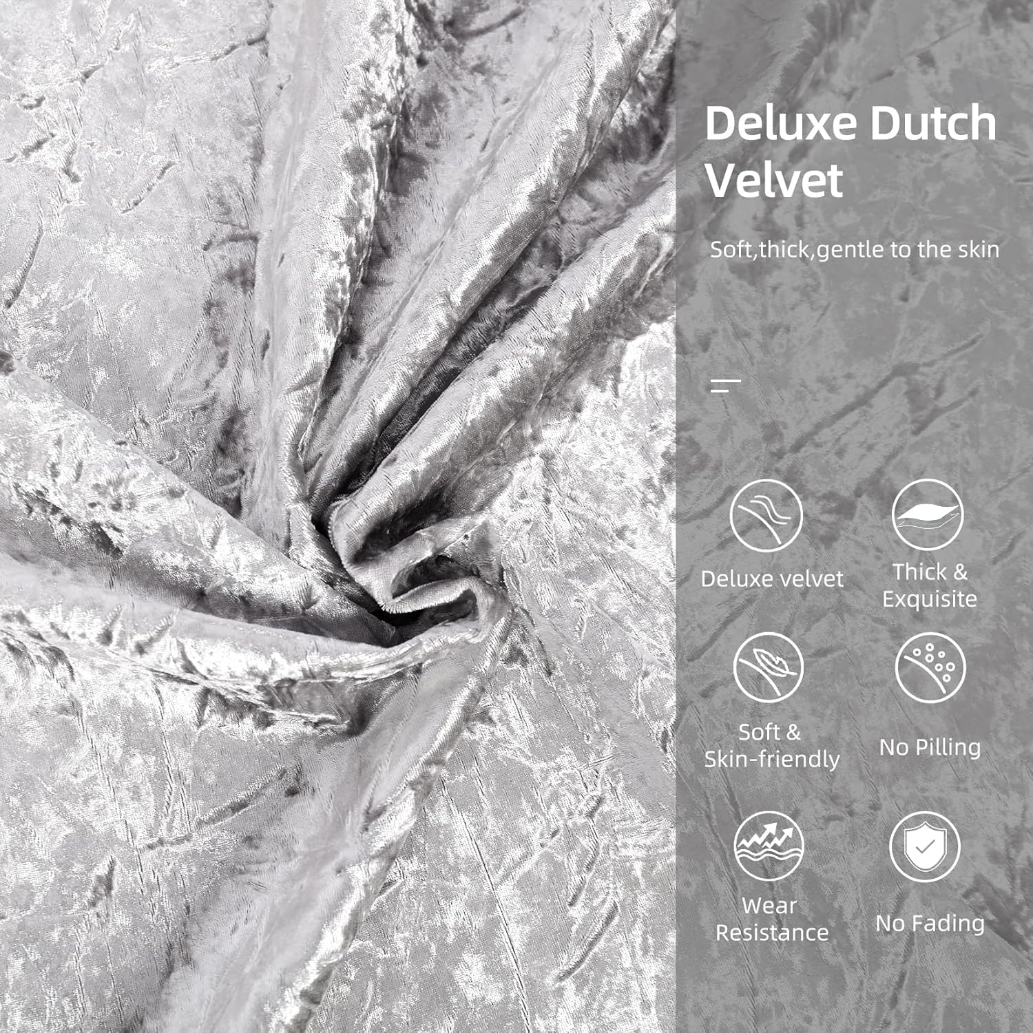 Bingopaw Large Dog Sofa Couch: Luxury Velvet Upholstered Pet Sofa Lounge Bed for Large Dogs - Wooden Frame Raised Puppy Sofa Chair with Comfortable Cushion Mat Grey L(91X72Cm) image number 5