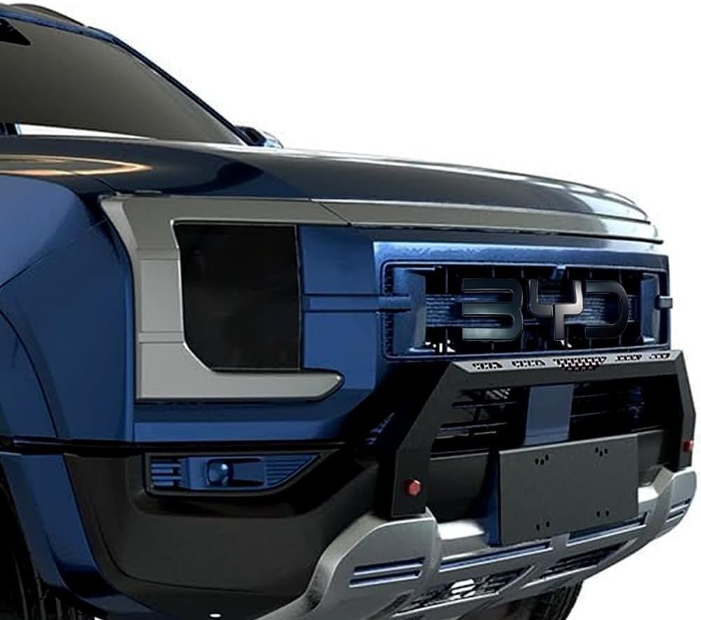 MCRACING BYD Shark 6 Pickup Front Trunk Logo Sticker Cover Emblem Badge Decals for BYD Shark 6 image number 1