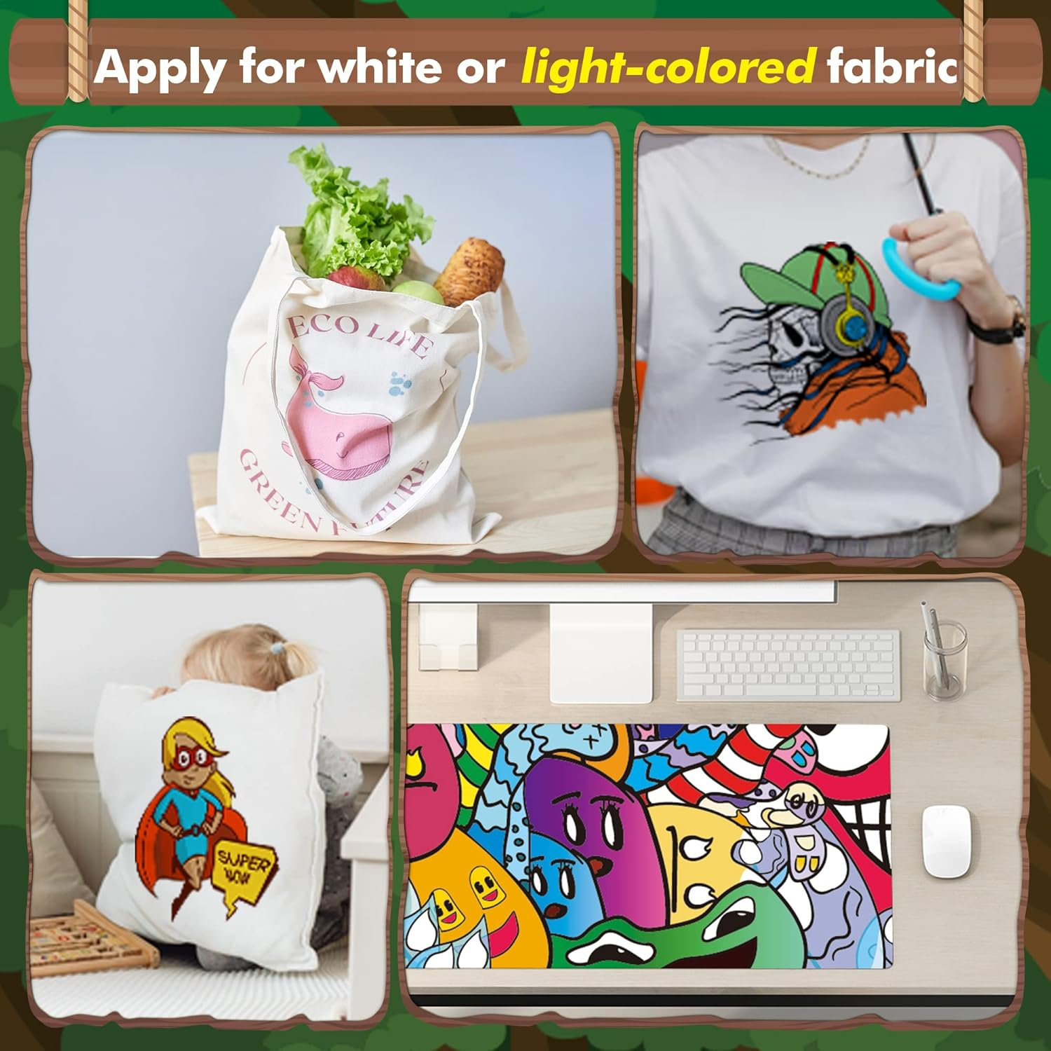 Koala Sublimation Paper 150 Sheets A4 Size 8.3X11.7 Inches for Heat Transfer DIY Gift Compatible with Inkjet Sublimation Printer 105Gsm image number 1