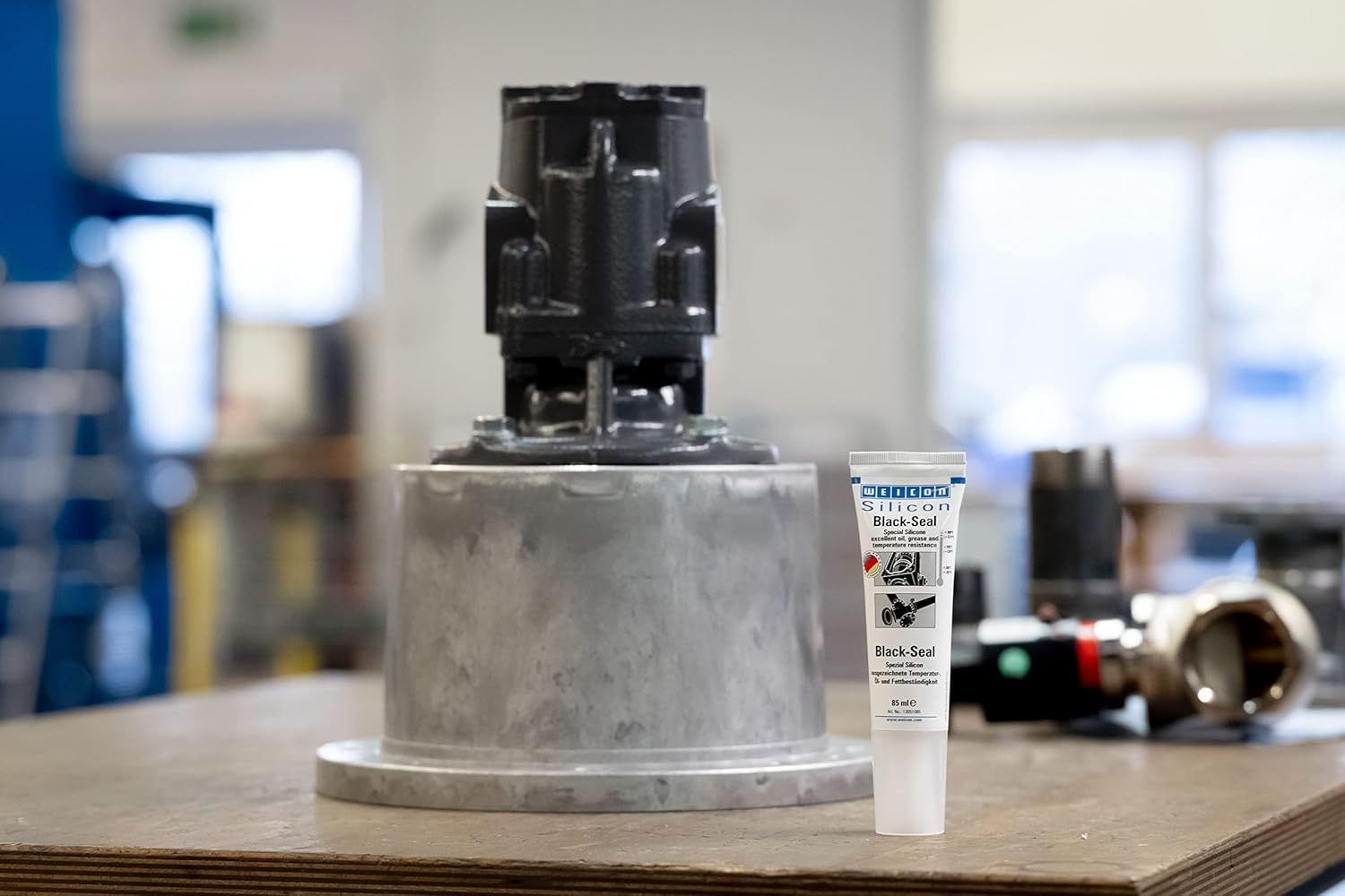 WEICON Black-Seal 85 Ml | Silicone Adhesive, Versatile Sealing Compound | Black