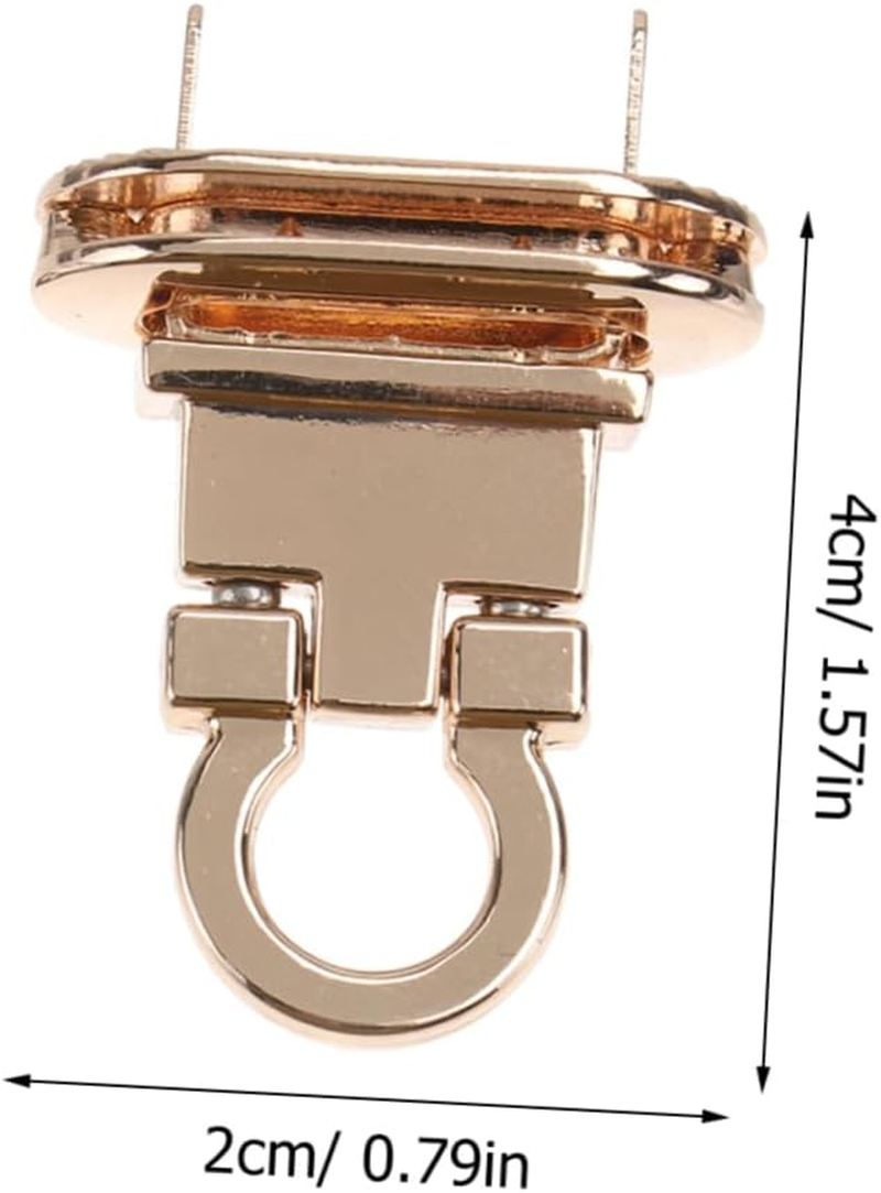 ARTIBETTER 4Pcs Replacement Handbag Locks Bag Lock Clutch Metal for Bags Suitcases Fashion Accessory image number 1