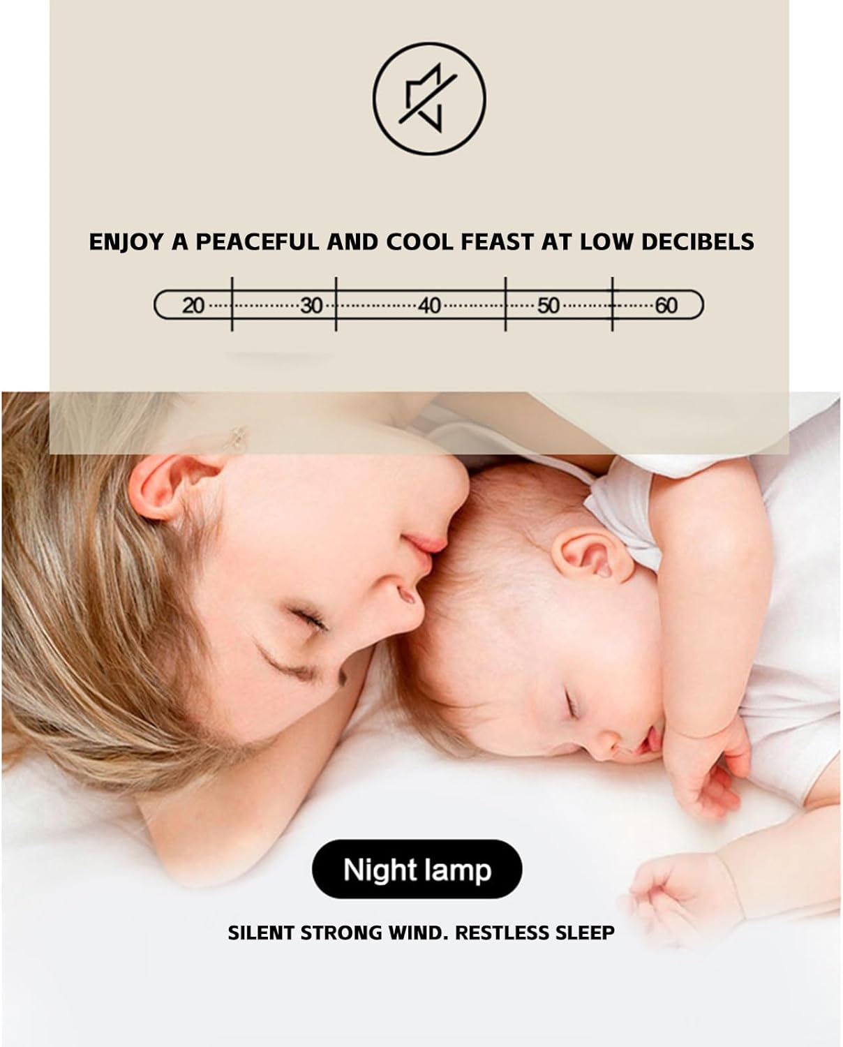 Annuoyi Portable Air Cooler | Multi-Speed Portable Fan | Quiet Cooling Technology | Ideal for Home Office & Travel Use image number 2