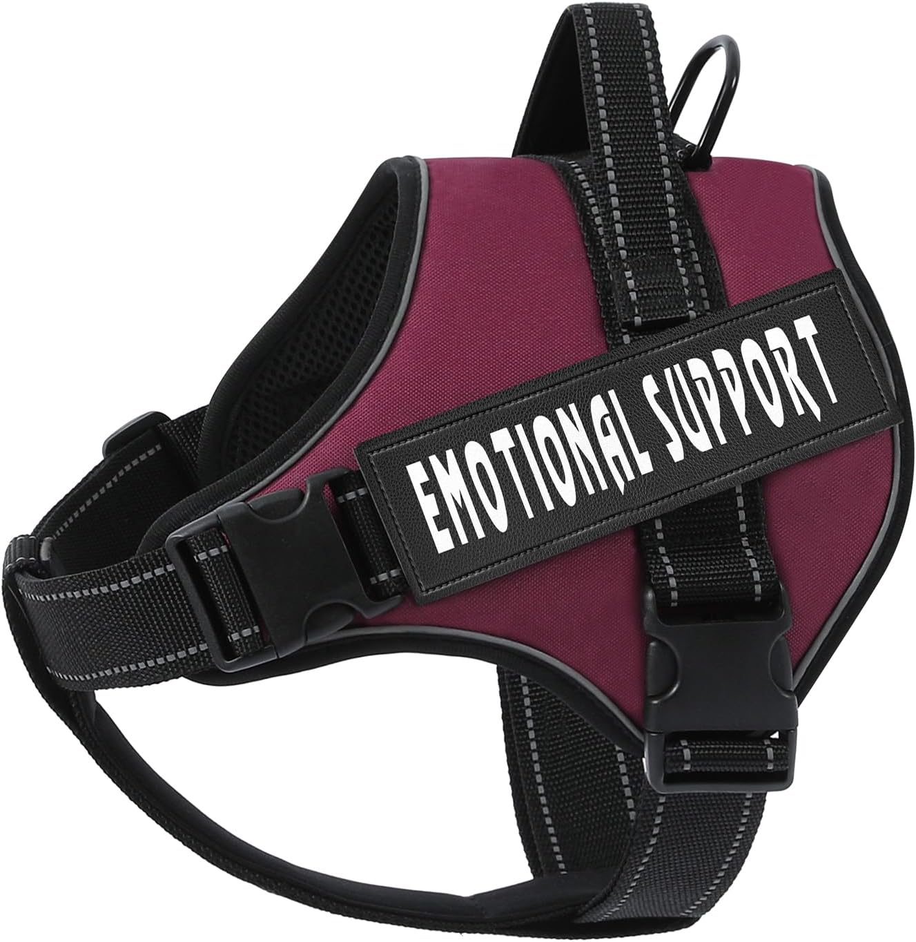 Voopet Emotional Support Dog Harness, Professional Service Dog Vest for Small to Large Dogs, Reflective, Breathable, Adjustable, No Pull/Choke, ESA Essential Harness