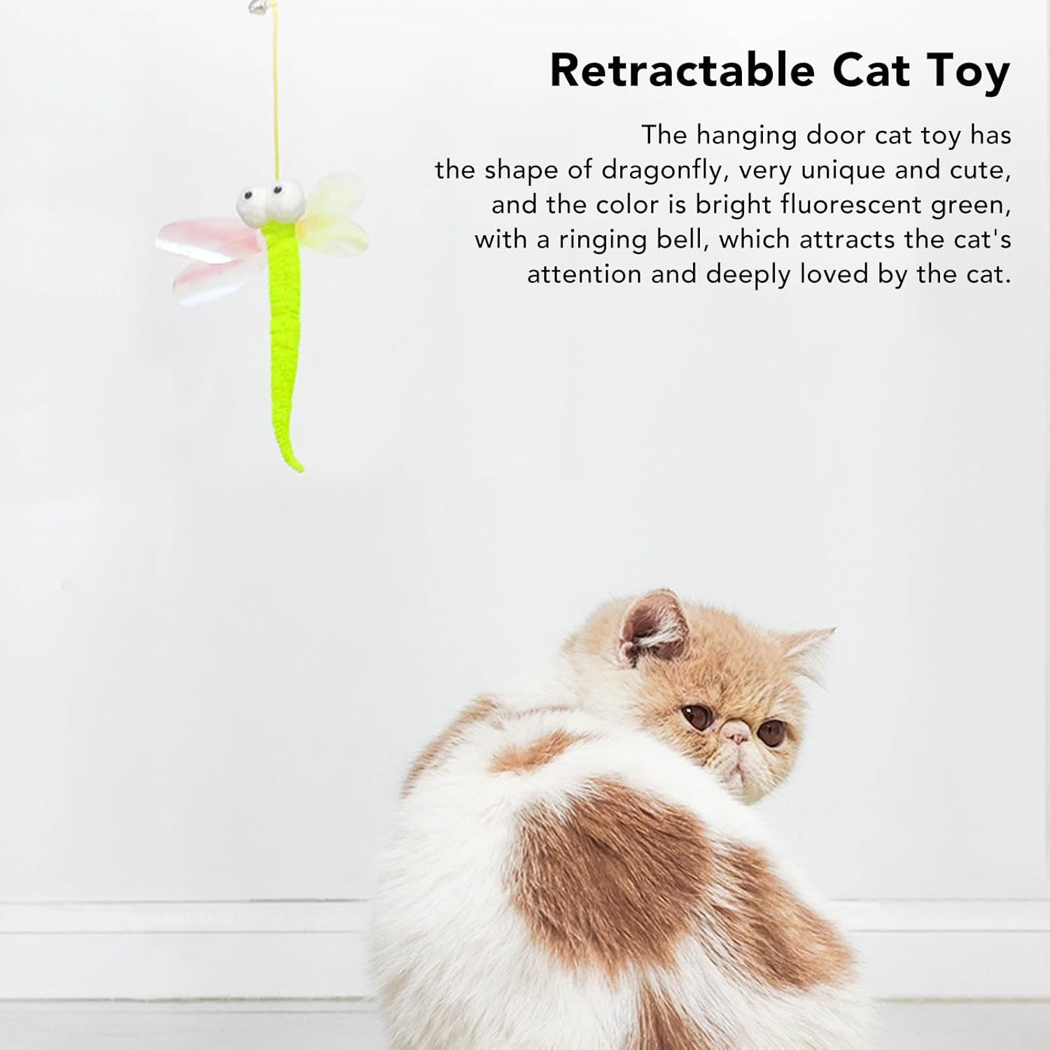 Hanging Interactive Cat Toy, Easy to Install, Retractable Cat Toy for Cats for Cupboard Door image number 6