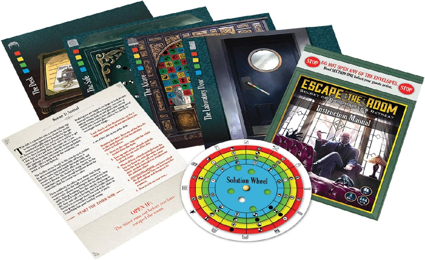Thinkfun Escape the Room: Dr Gravelys Retreat image number 3