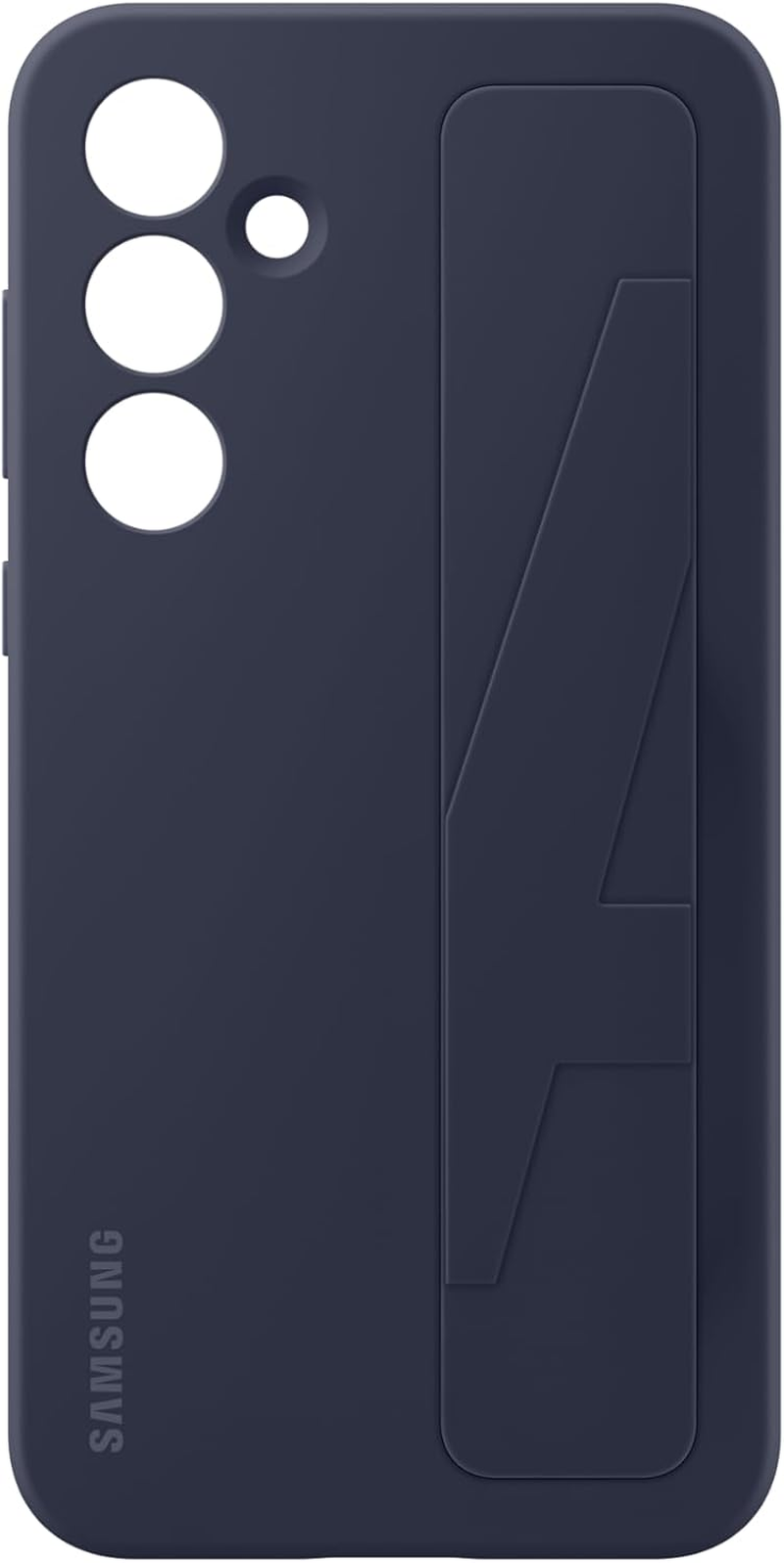 Samsung Standing Grip Back Case for Samsung Galaxy A55, Blue/Black image number 4