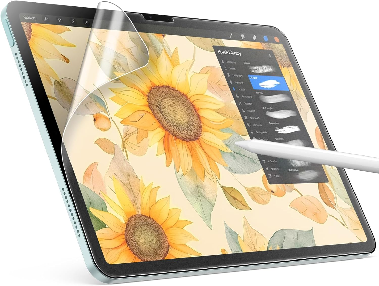 Jetech Paper Screen Protector for Ipad Air 11-Inch M3/M2 (2025/2024), Anti-Glare, Matte PET Film for Drawing, 1-Pack