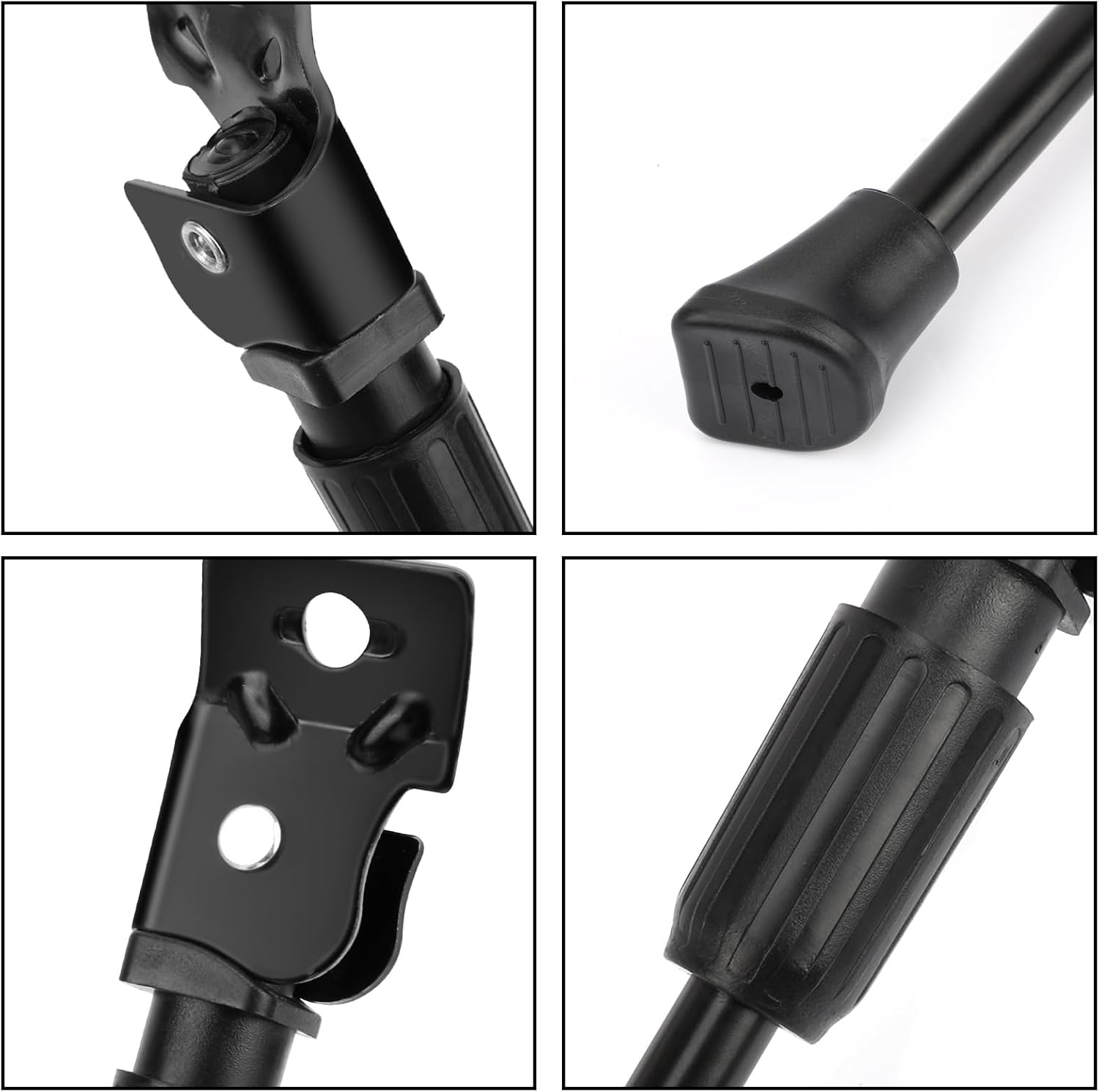 Kickstand for Kids Bike, Bicycle Side Kick Bike Stand, Bicycle Stand Kick Anti-Slip Kickstand for 14-18 Inch Bike Wheel Mountain Bike/Road Bicycle/Adult Bike/Sports Bike image number 5