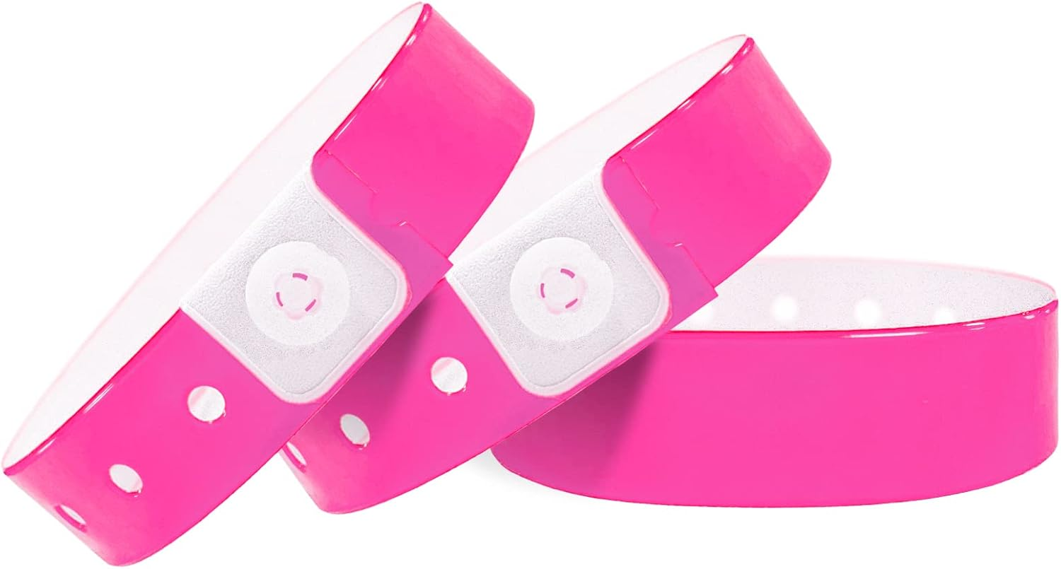 Wristall Plastic Party Wristbands-100 Pack&hellip; - Green image number 3