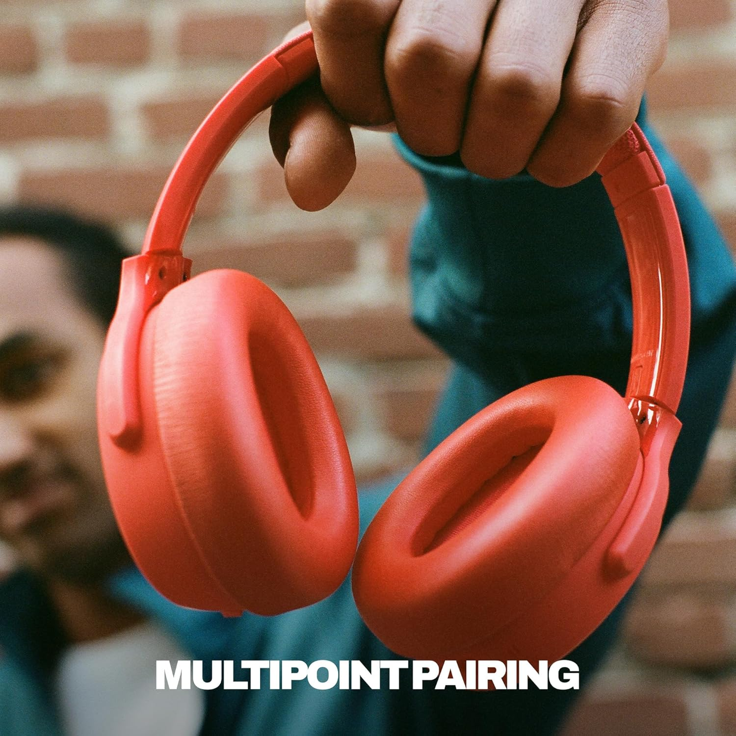 Skullcandy Crusher ANC 2 Wireless Over-Ear Bluetooth Headphones with Multi-Sensory Bass, Active Noise Cancelling, up to 60 Hours Battery, Microphone for Iphone Android - Plasma image number 6