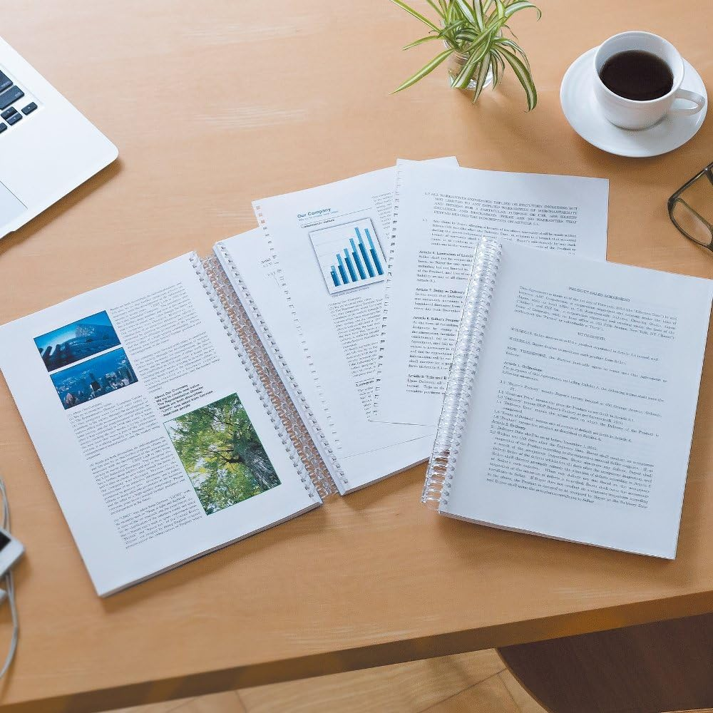 Lihit Lab Letter Twist Ring Binding Jig 4 Pack A4 34 Holes N1822 image number 5