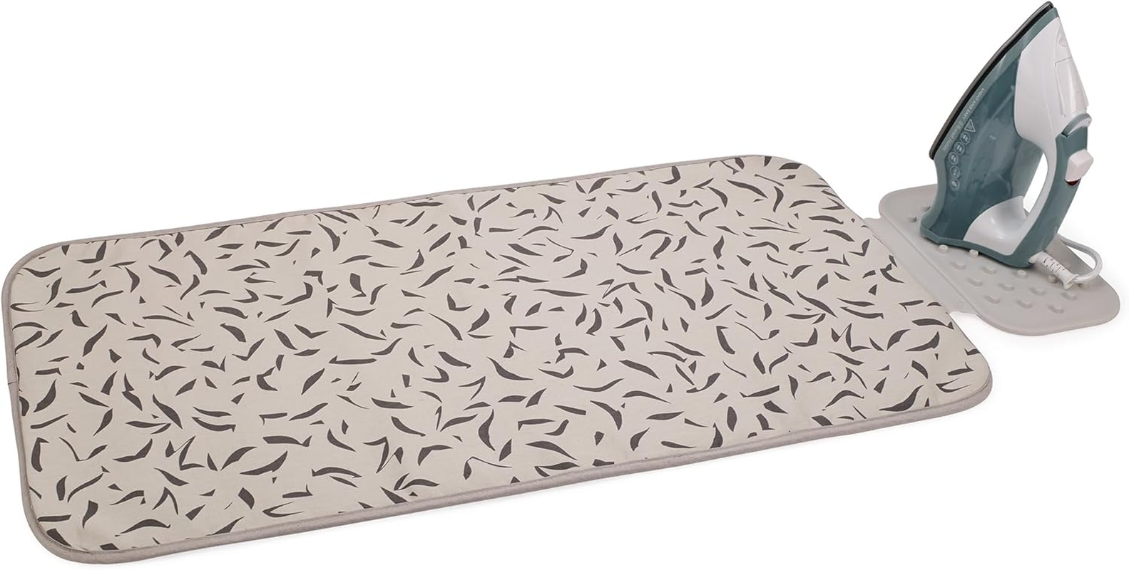 Joseph Joseph Swift Folding Ironing Mat with Silicone Iron Rest, Easy Ironing on Any Surface, Heat and Steam Resistant, Non-Slip Ironing Pad, Hanging Loop, Compact Storage, 90 X 47 Cm