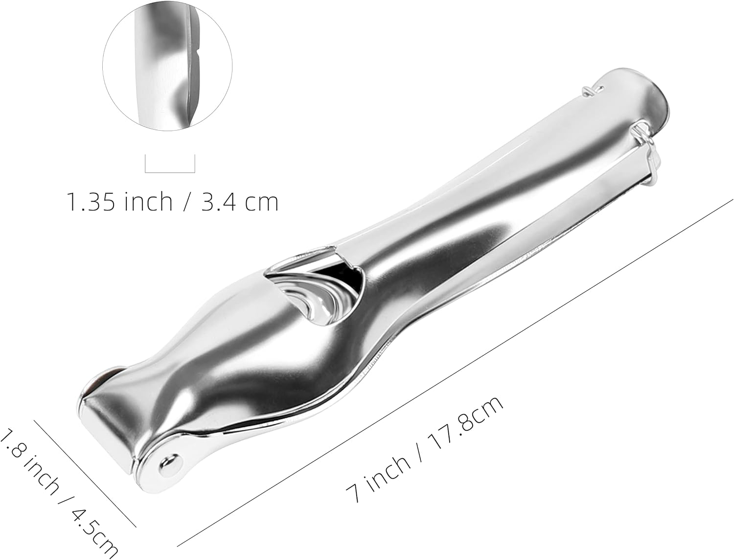 TJ POP Chestnut Cutter, 304 Stainless Steel Chestnut Cracker, Portable Chestnut Opener Clip Peeler, Multifunctional Walnut Hazelnut Pecan Nut Cracker, Ergonomic Kitchen Tool for Easy Shelling