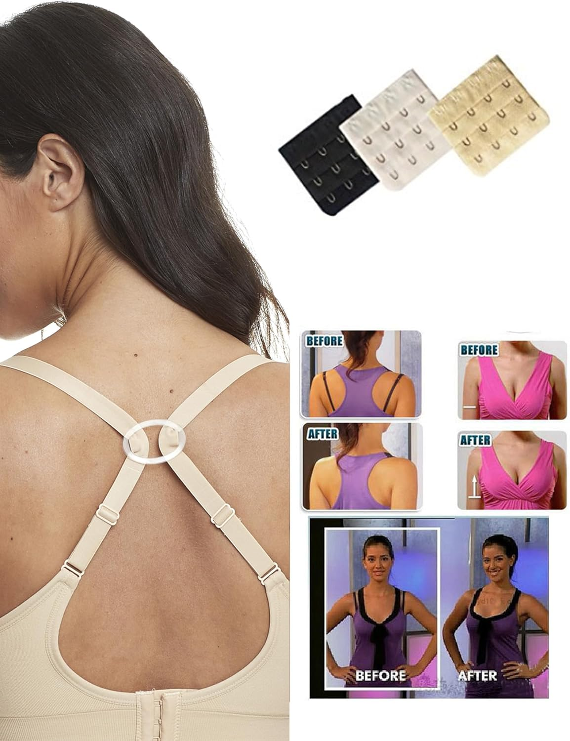 HOFISH Nursing Bras for Breastfeeding Maternty Bras Pregnancy Seamless Everyday Full Bust Comfort Womens Bralette 3 Pack image number 1