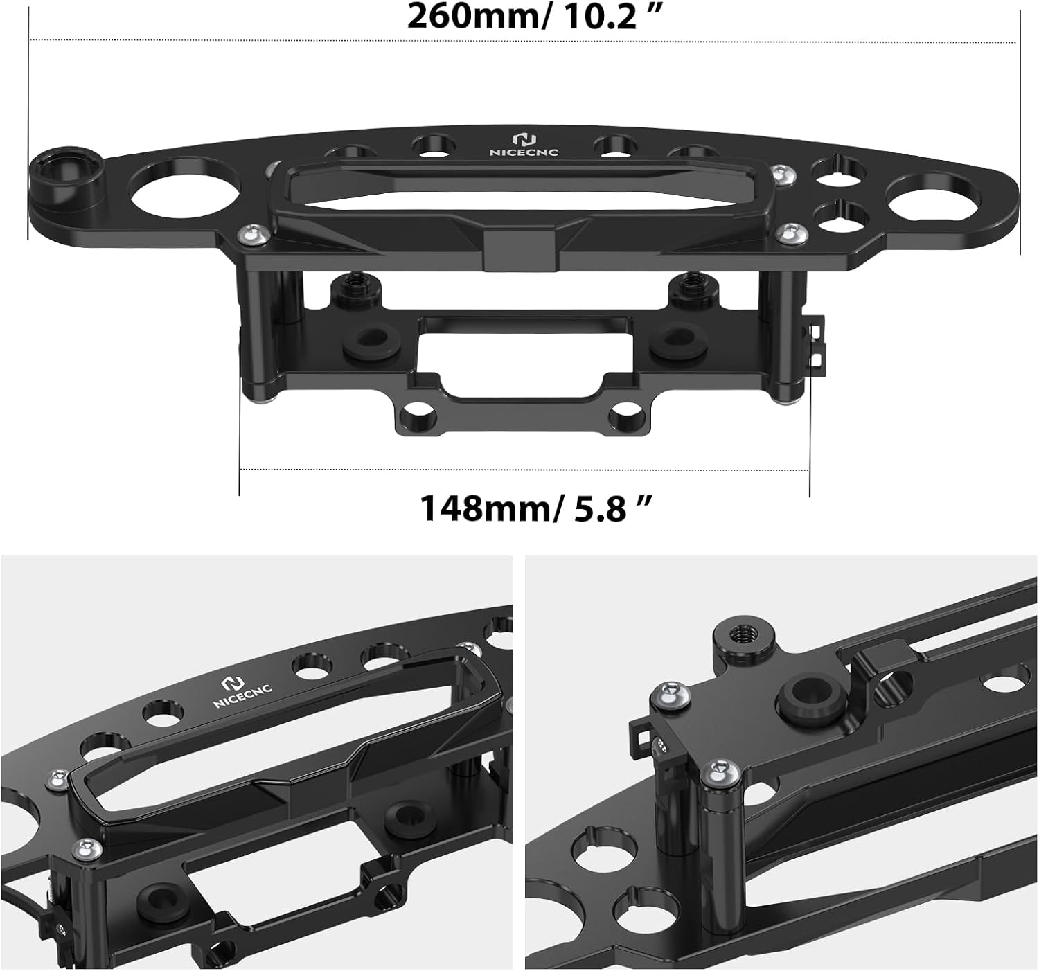 NICECNC Ignition Device Relocation Dash Kit Compatible with KTM 150 250 300 XC-W TPI 2024 250 300 EXC 2024 350 450 500 EXC F 2024 500 EXC F Six Days 2024 350 500 XW-F 2024 450 XCF-W 2024,Dirt Bike image number 3