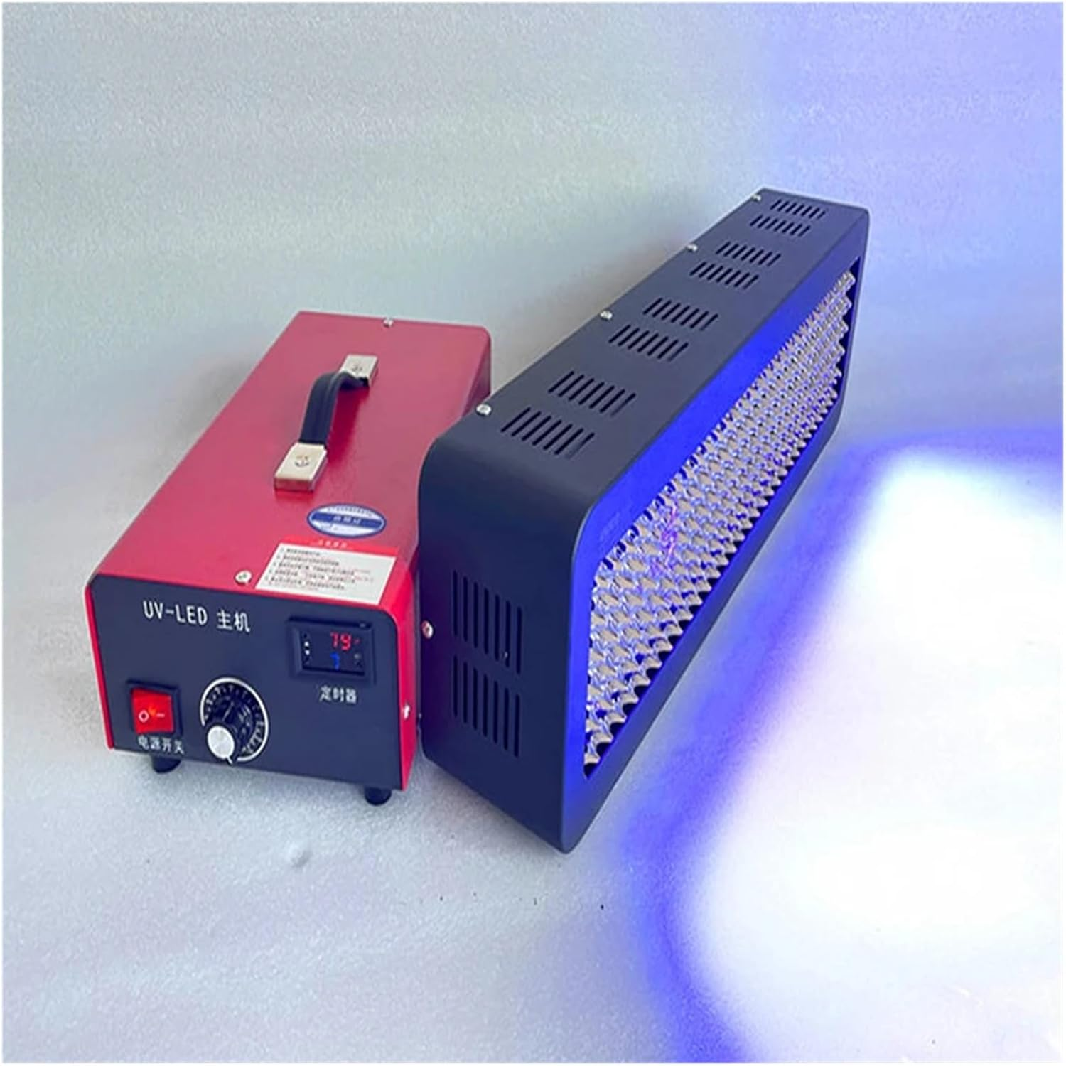 3000W 6000W 395Nm 405Nm 365Nm UV Ultraviolet Glue Curing Lamp Inkjet Screen 3D Printing Exposure Ink Resin DIY Production for DIY Enclosures(Model3,365Nm) image number 4