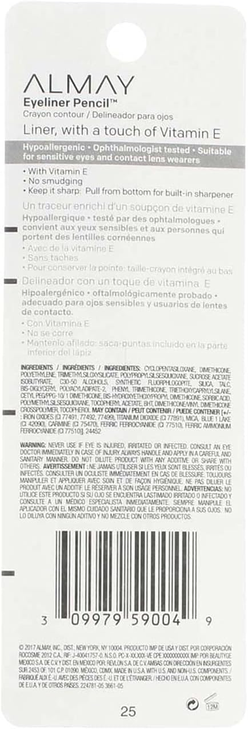 Almay Intense I-Color Liner, Black Raisin [209], 0.009 Oz image number 2