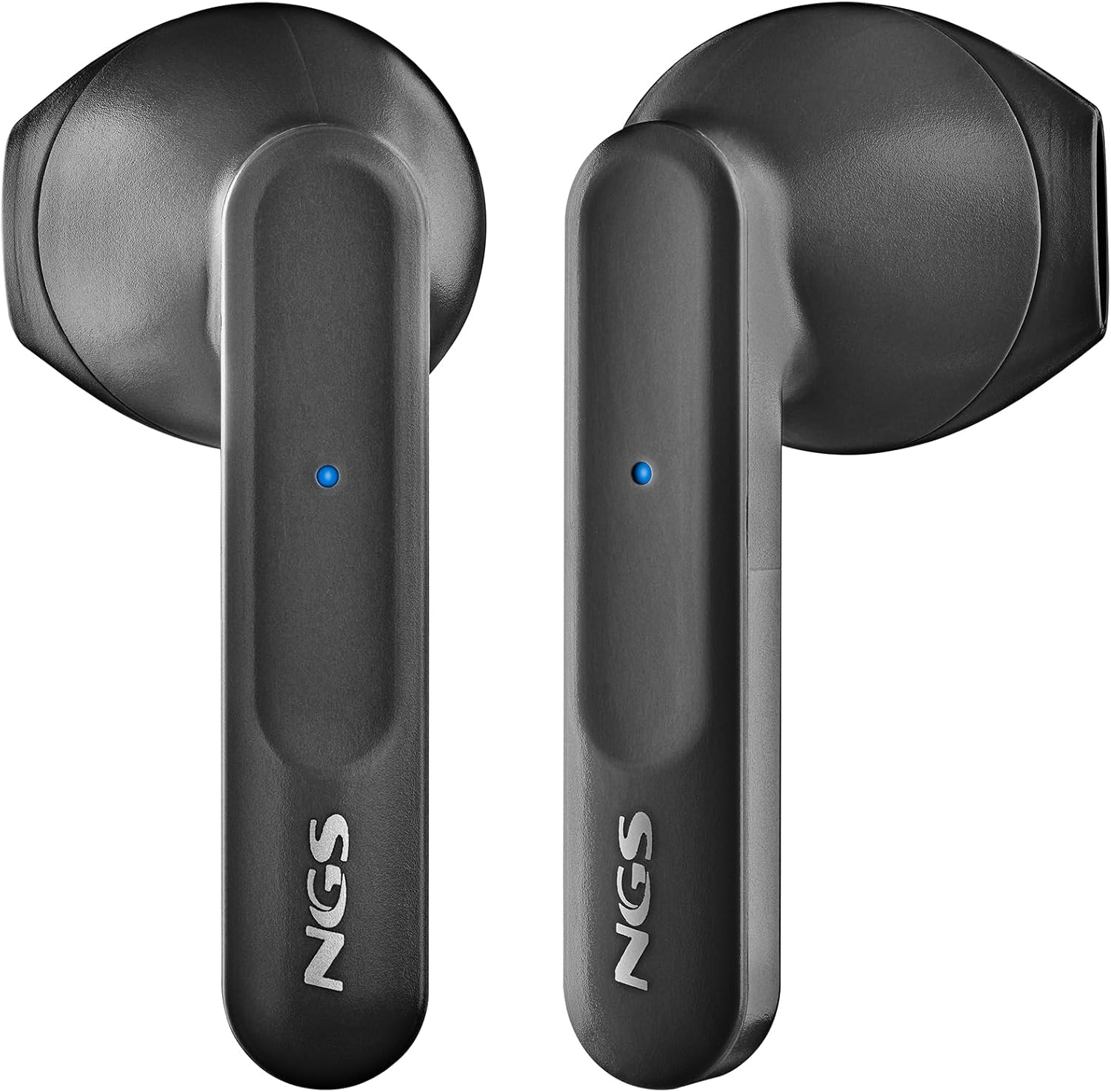 NGS ARTICA Move Black Wireless Headset Compatible with Bluetooth 5.3 Technology and TWS. 28-Hour Battery, Touch Control, ENC Technology, Black