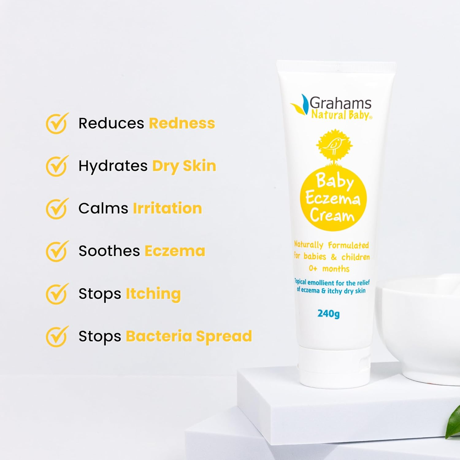 Grahams Natural Eczema Cream for Babies and Children 150 G, 150 Grams image number 3
