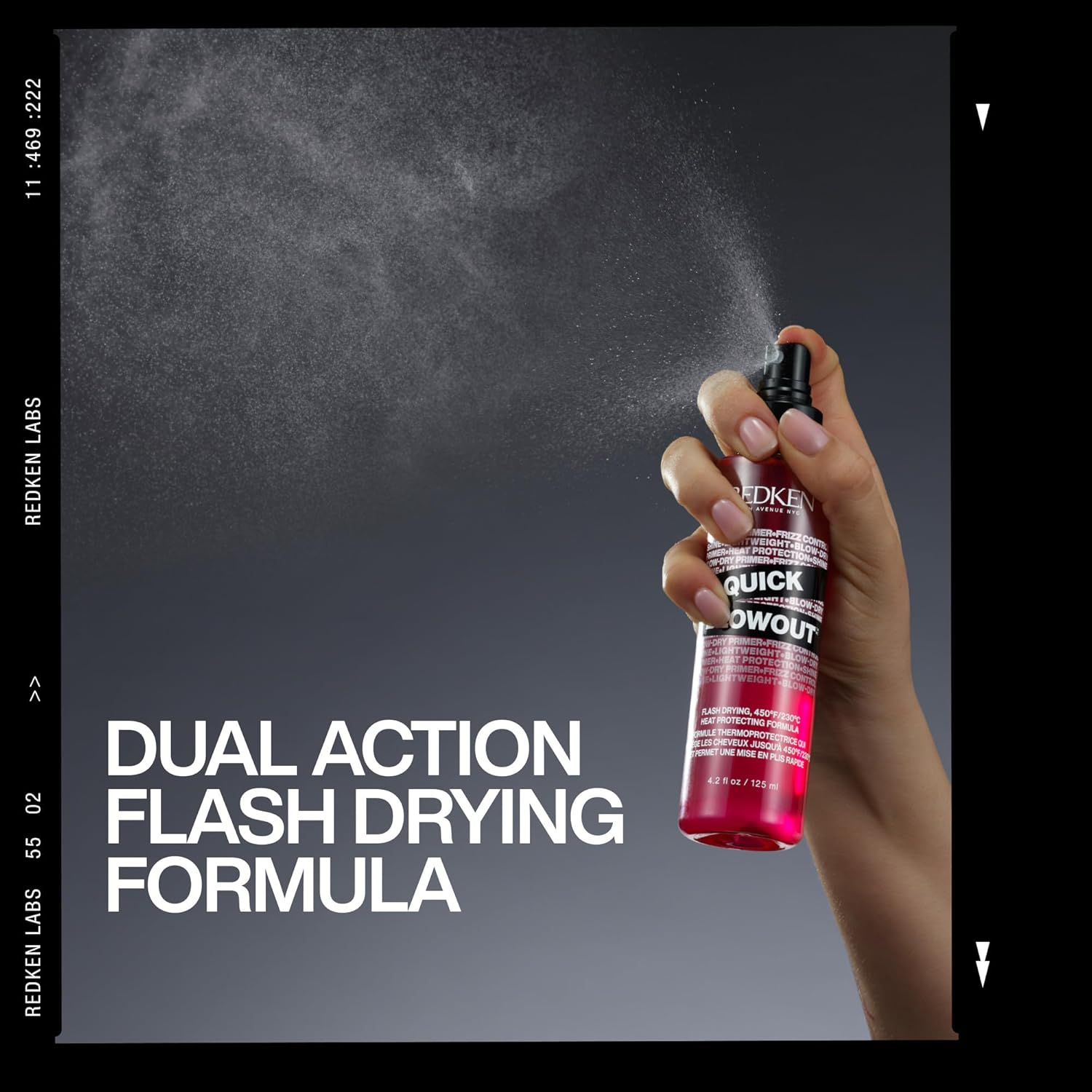 Redken Quick Blowout Heat Protecting Spray 125Ml image number 5