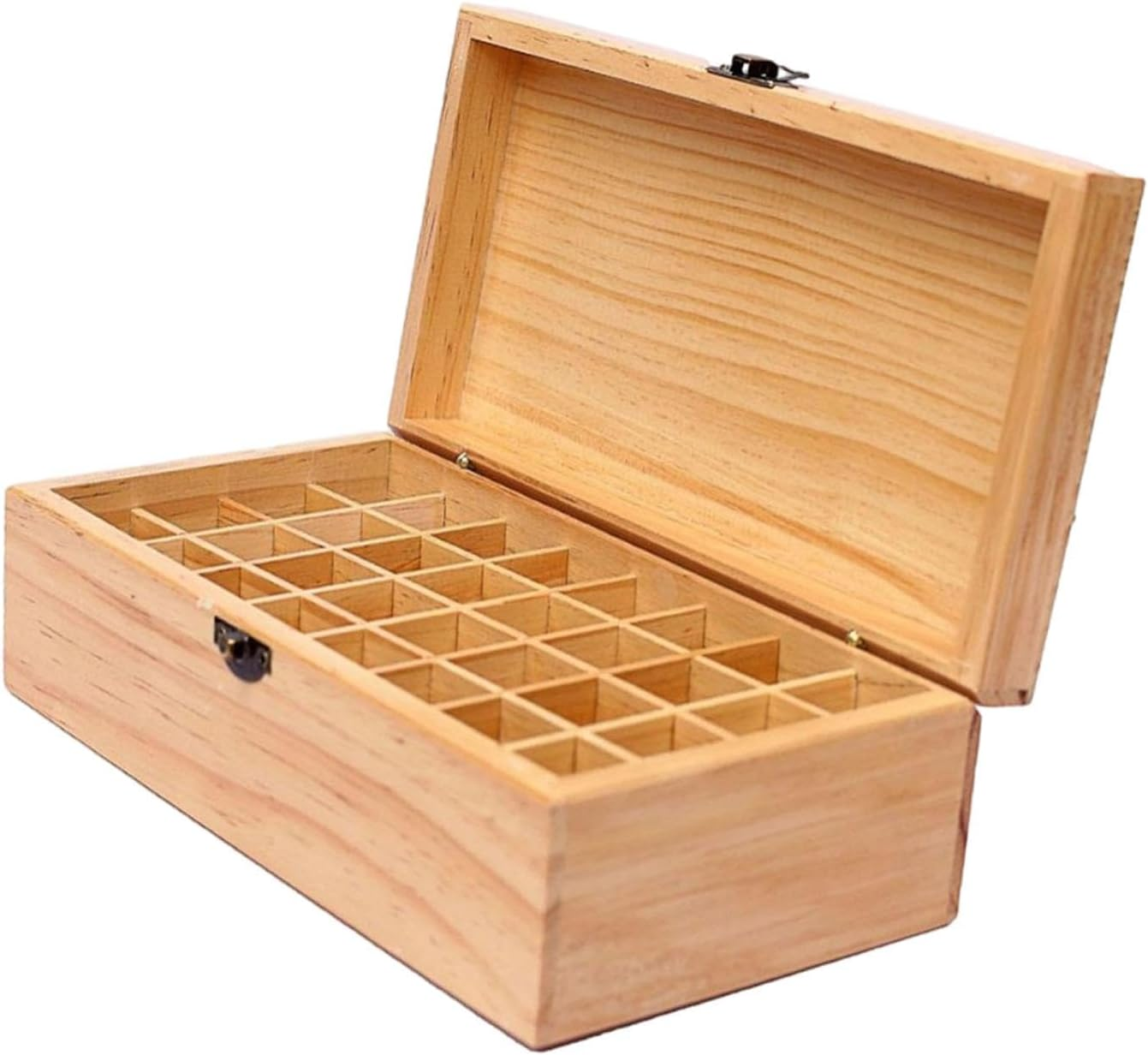 Perfk Essential Oil Storage Box Nail Polish Storage Case 32 Slots Large Holds 32 Bottles Bead Collection Box for Hotel Household image number 6