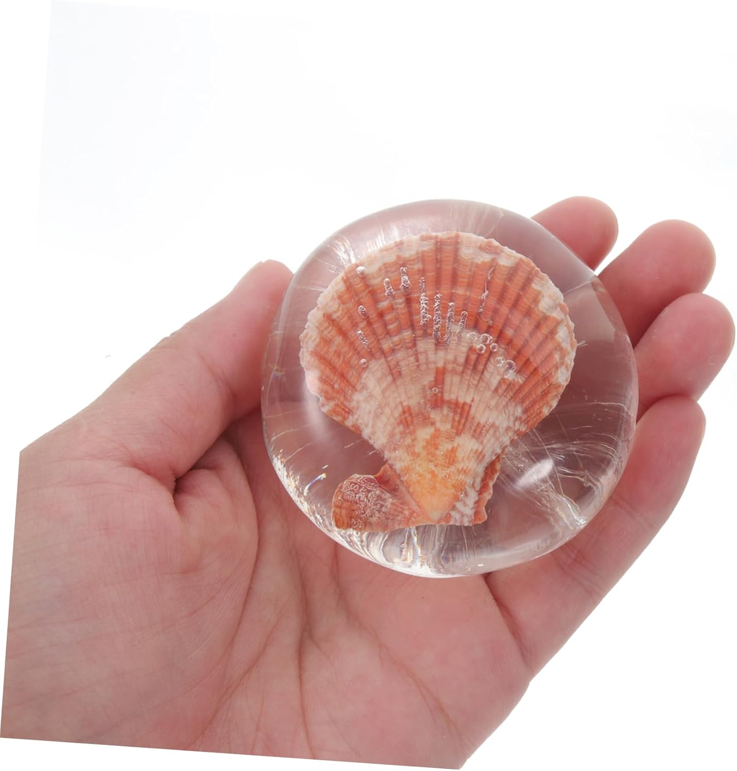 Healeved 1Pc Hydrating Acid Soap Moisturizing Acid Cleanser Essential Oil Jelly Shell Design for Deep Cleansing Travel-Friendly Face Washing Soap - Light Brown image number 3