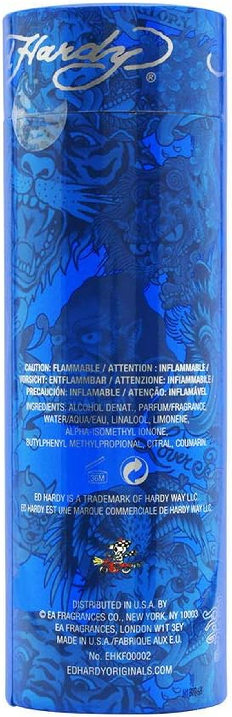 Ed Hardy Love & Luck for Men 3.4 Oz 100 Ml EDT Spray