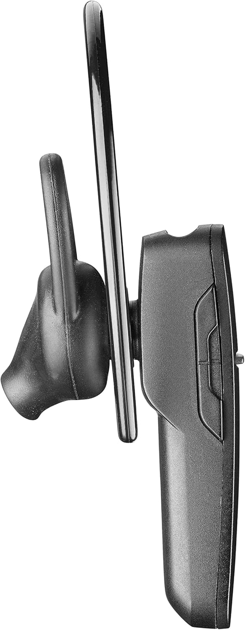 Cellularline | Sleek | Mono Ergonomic Bluetooth&reg; Headphones - Talk Time 5.5 Hours - Play Time 6 Hours - Charging Time 1.5 Hours - Equipped with Voice Assistant - Black image number 1