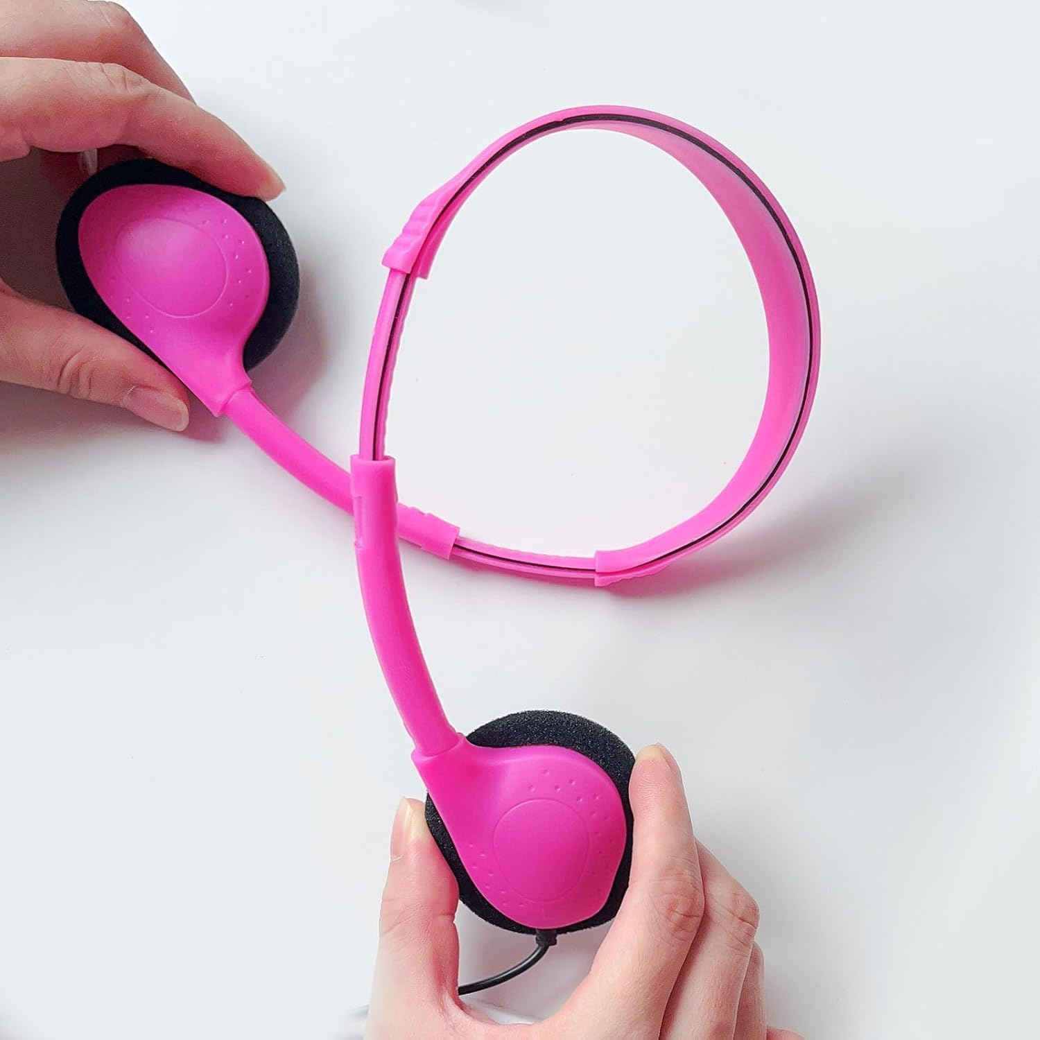 JINWAYBST Bulk Headphones for Classroom, Wholesale 20 Pack Mutil Color Headphones with 3.5 Mm Jack for Kids,School, Student, Libraries, Computer Lab, Testing Centers image number 1