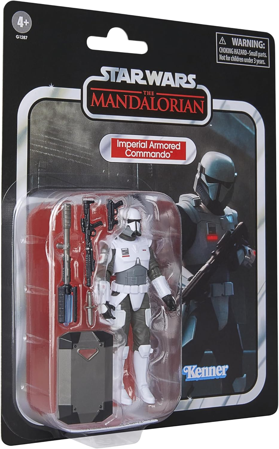 Star Wars the Vintage Collection Imperial Armored Commando, Deluxe Star Wars: the Mandalorian 3.75 Inch Collectible Action Figure image number 3