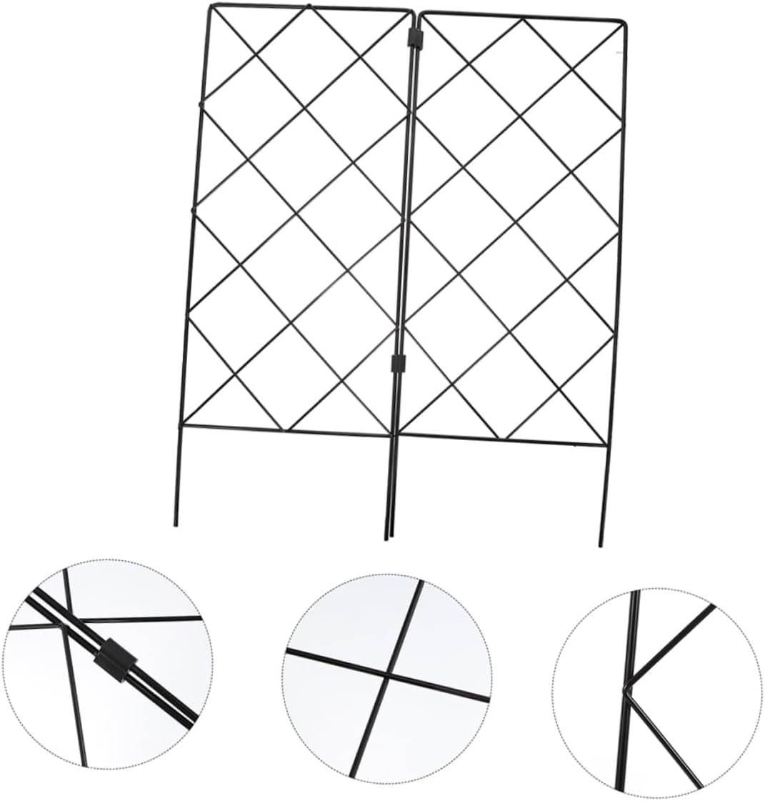 MOBUTOFU 2Pcs Garden Plant Climbing Trellis Support Bracket for Outdoor Plants Folding Gardening Accessories Decoration image number 6