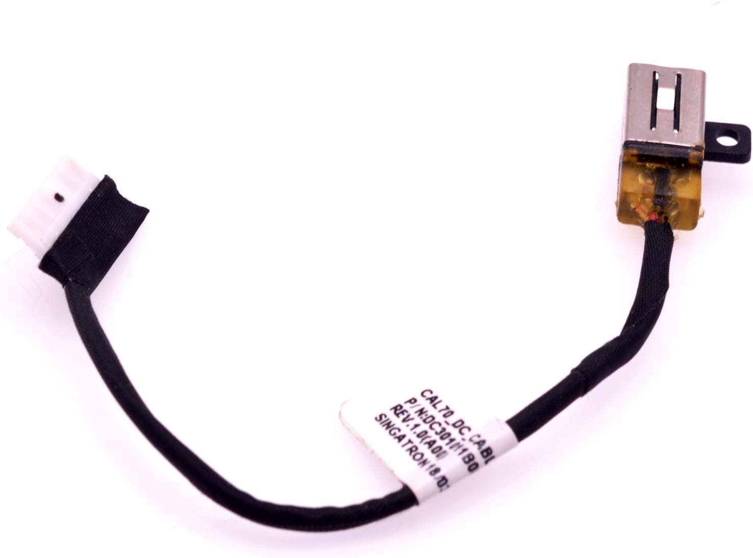 Deal4Go DC Power Jack Cable Harness Replacement for Dell Inspiron 15 5570 5575 17 5770 5775 P35E P35E001 02K7X2 2K7X2 DC301011B00 image number 2
