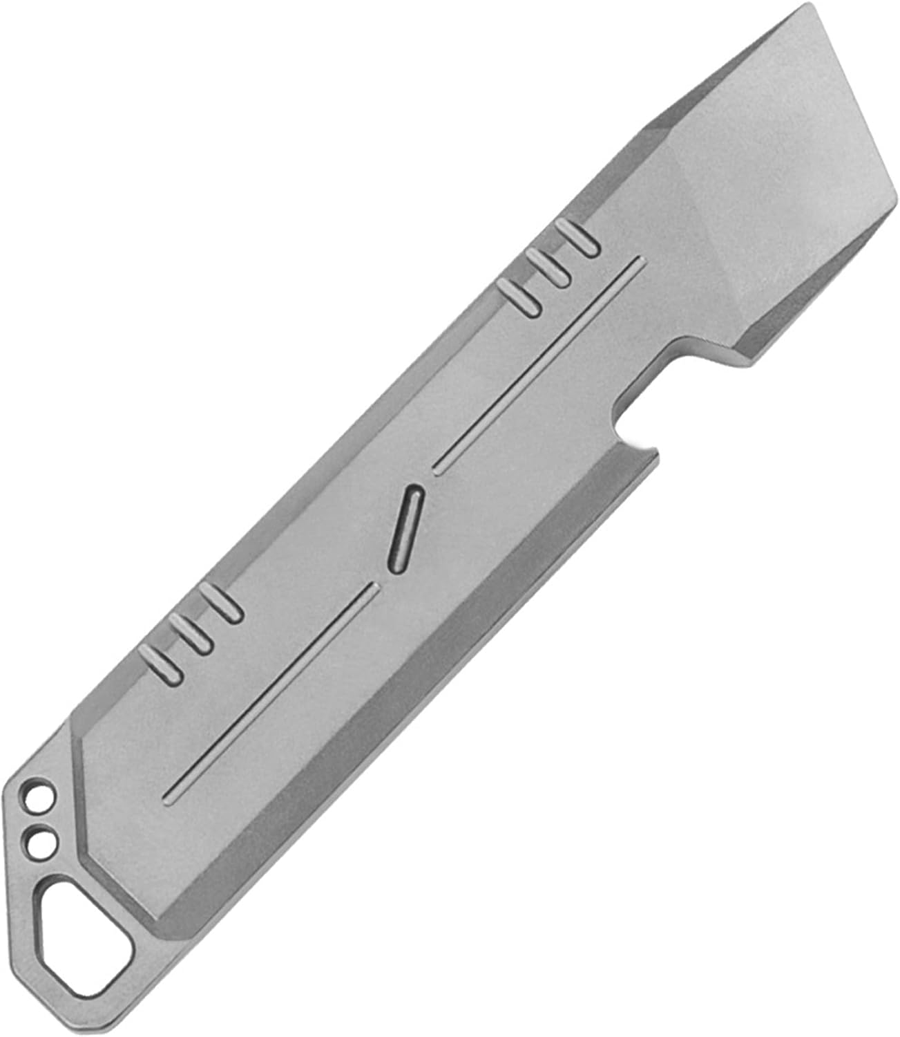 Titanium Pry Bar EDC Crowbar Multi Ti EDC Tool Multifunctional Bottle Opener Screwdriver Prybar Portable Outdoor image number 2