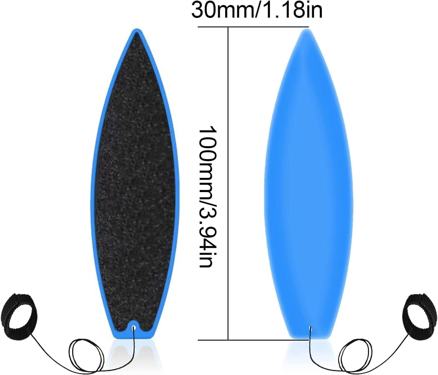 Mini Surfboard, Finger Surfboard, Fingertip Surfboard, 2 Pieces Fingerboard Toy Mini Fingerboards Mini Fingerboard Miniature Toy Creative Toy for Boys Girls Adults image number 5