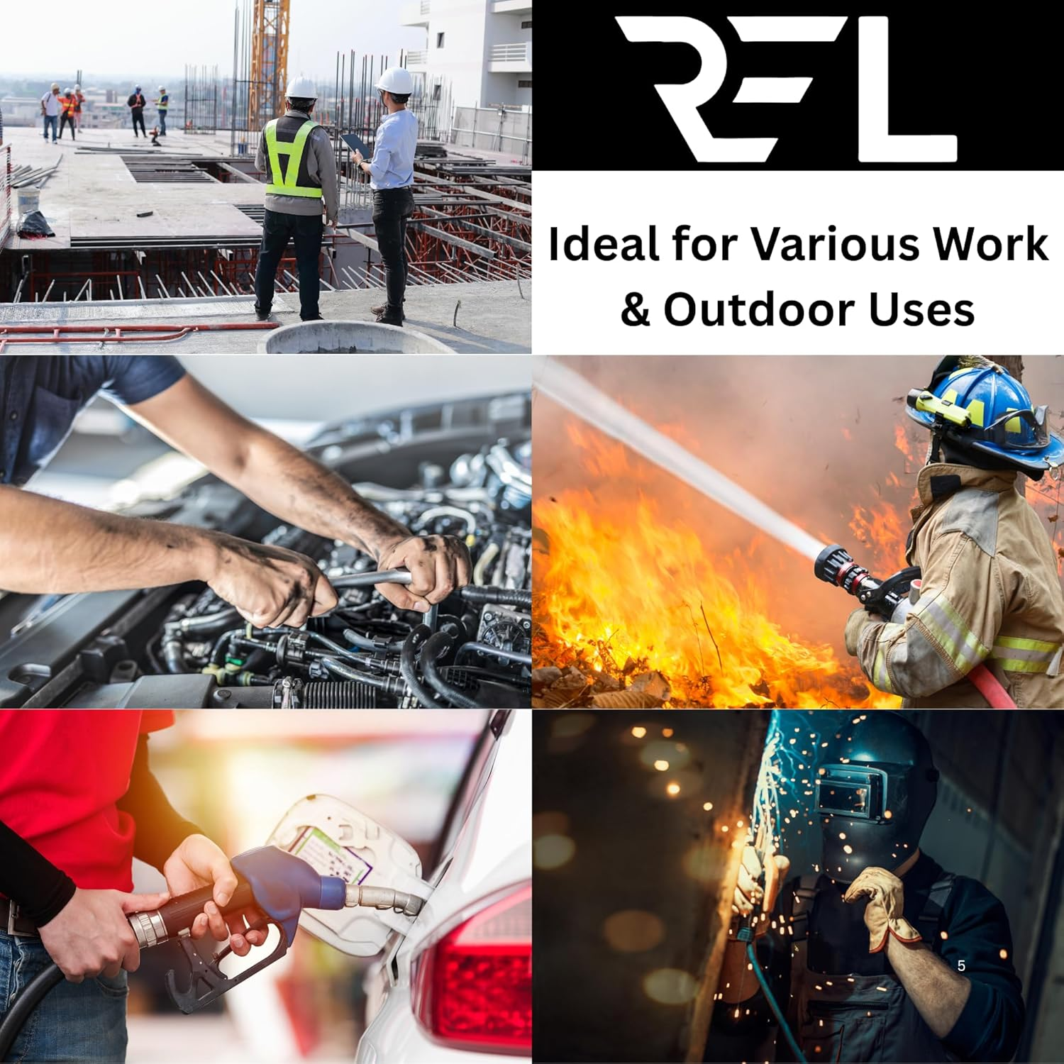 Regal Enterprises LLC FR Flame Resistant Face Mask &ndash; Lightweight Breathable Full Cover Neck Gaiter Snood for Welding, Hunting, Military, Construction, and Outdoor Work