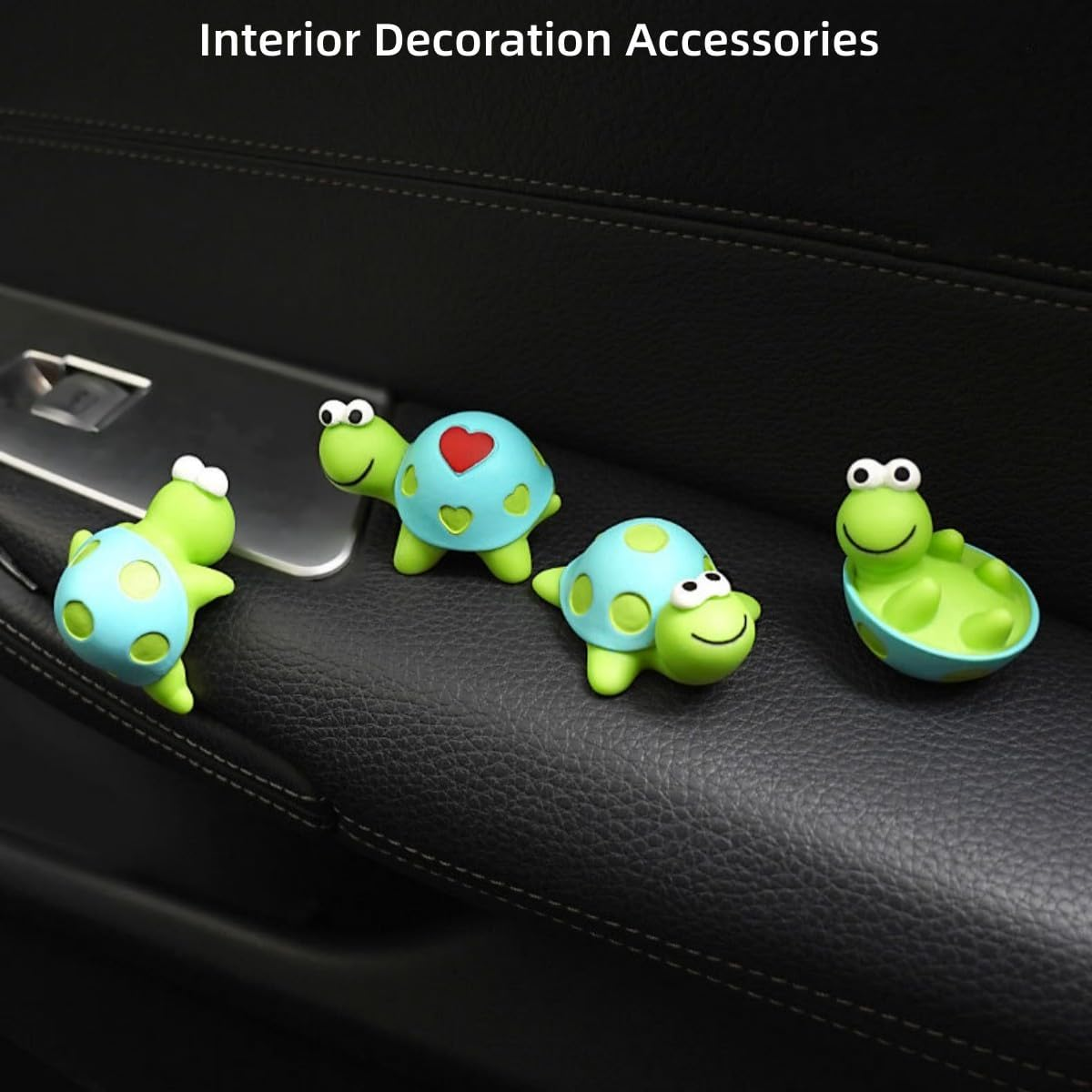 Car Rearview Mirror Accessories, Cute Turtle Dashboard Decor, Car Ornament, Car Accessories Aesthetic, Interior Decoration Accessories for Car Rearview Mirror and Dashboard, Funny Ornament Gifts image number 4