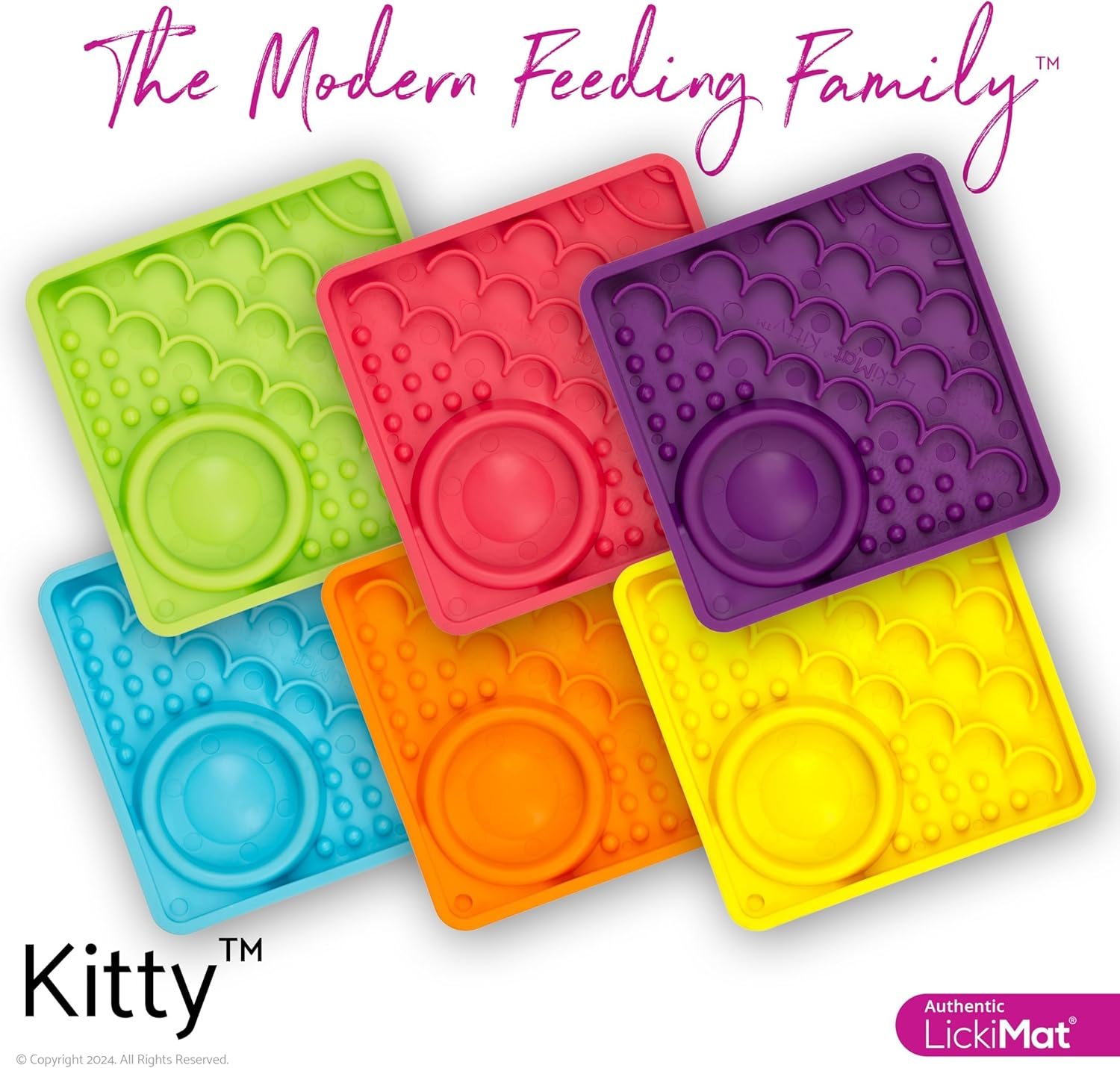 Lickimat Kitty Combo Slow Feeder with Micro Dish - Enhance Hydration for Kittens and Small Cats - Promotes Healthy Eating and Engagement - Ideal for Wet and Dry Food - Innovative Cat Feeding Solution image number 1