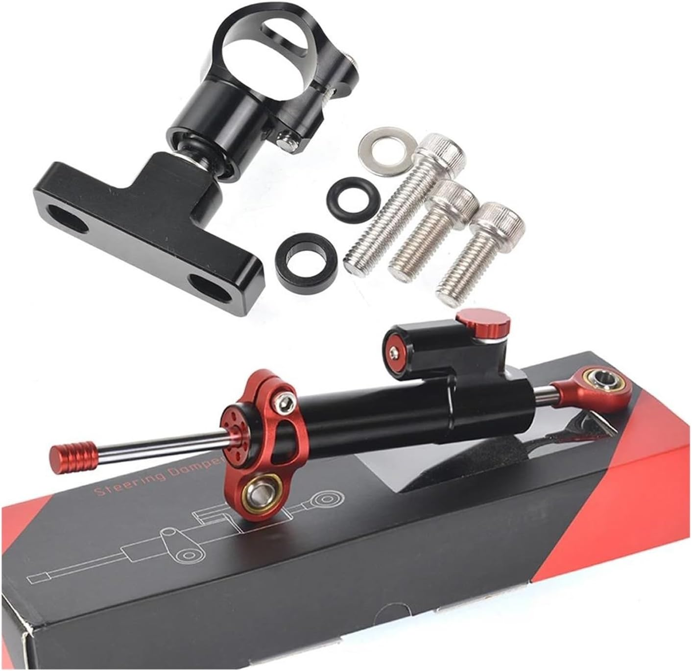 Fit for CFMOTO 800NK 2023 2024 Motorcycle Accessories Directional Damper Shock Absorber Stabilizer Steering Dampers Bracket(B12)