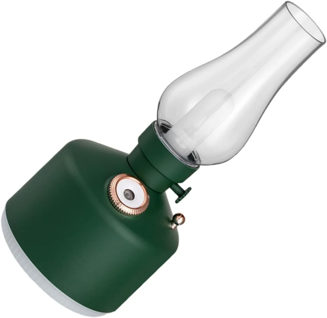 Beavorty Vintage Humidifier Usb Night Light for Desk Bedroom Humidifier Lamp Retro Home Decor Office Novelty