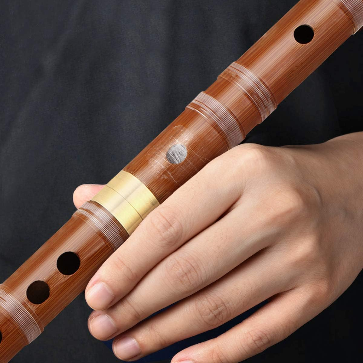 1Pkg Traditional Handmade Chinese Musical Instrument Bamboo Flute/Dizi in D Key image number 5