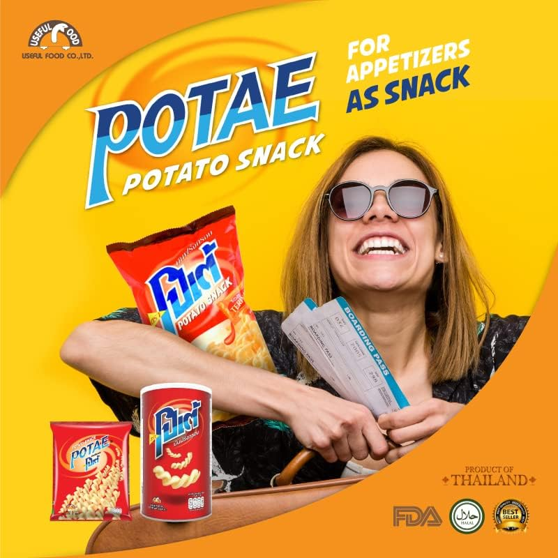 Potae Fried Potato Snack 68 G