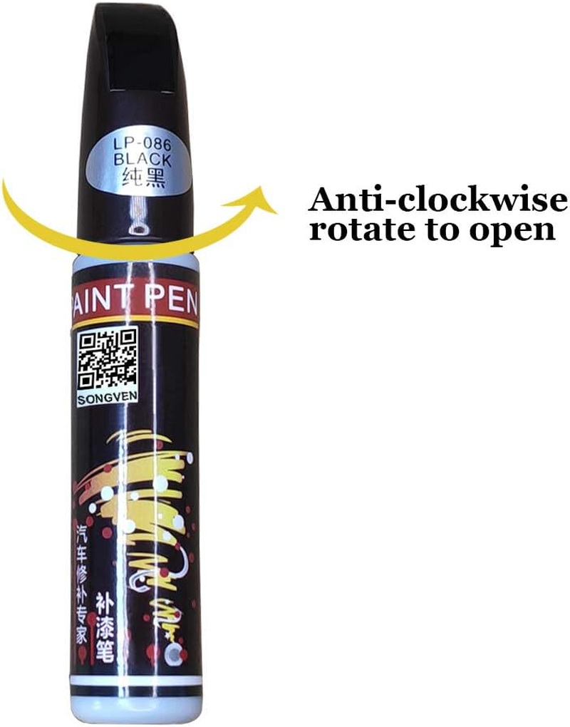 Matte Black Rim Touch up Paint Wheel Hub Paint Scratch Repair Car Wheel Scratch Repair Paint Filler Spray 12 Cms (Matte Black) image number 3