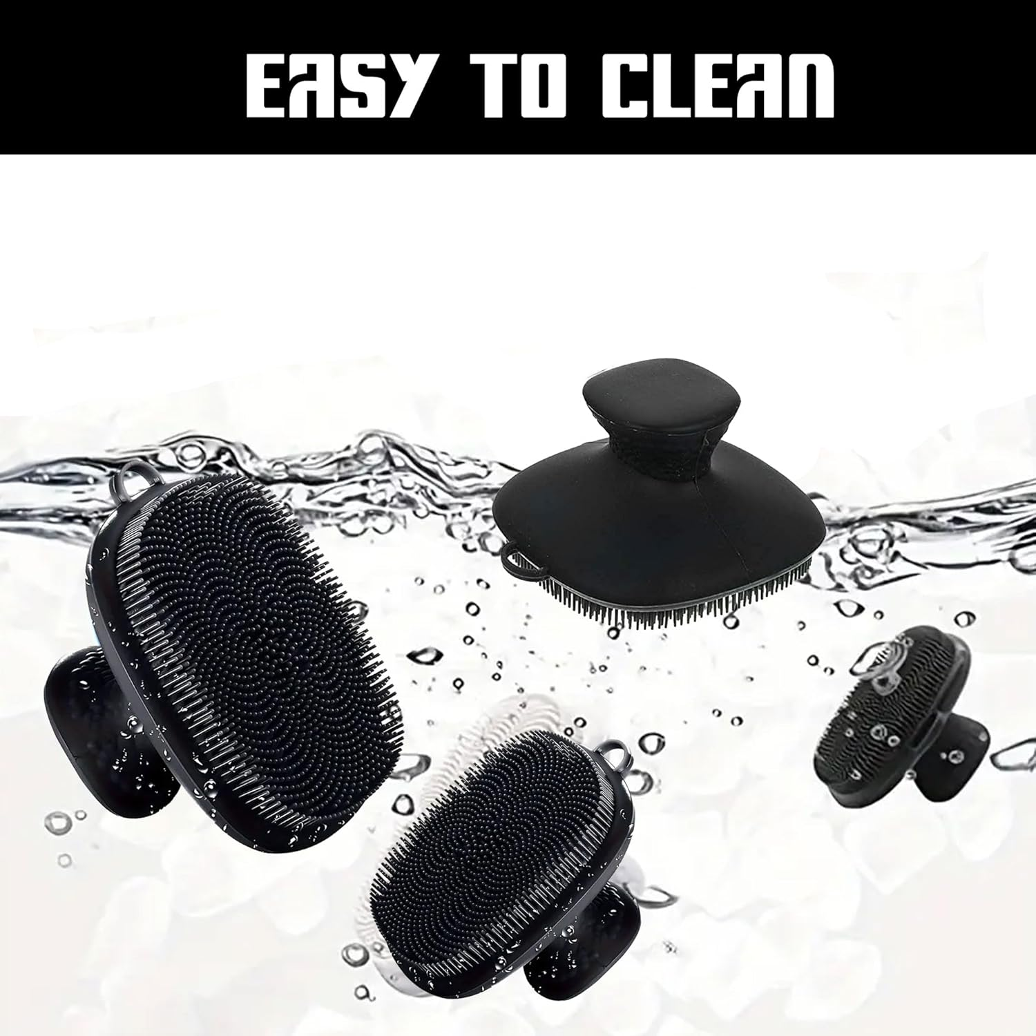 Silicone Face Scrubber, Face Exfoliator Brush, Manual Facial Cleanser Brush for Gentle Massage & Face Scrub for Women & Men, Facial Cleansing Brush, Exfoliating Brush, Soft Face Scrubber