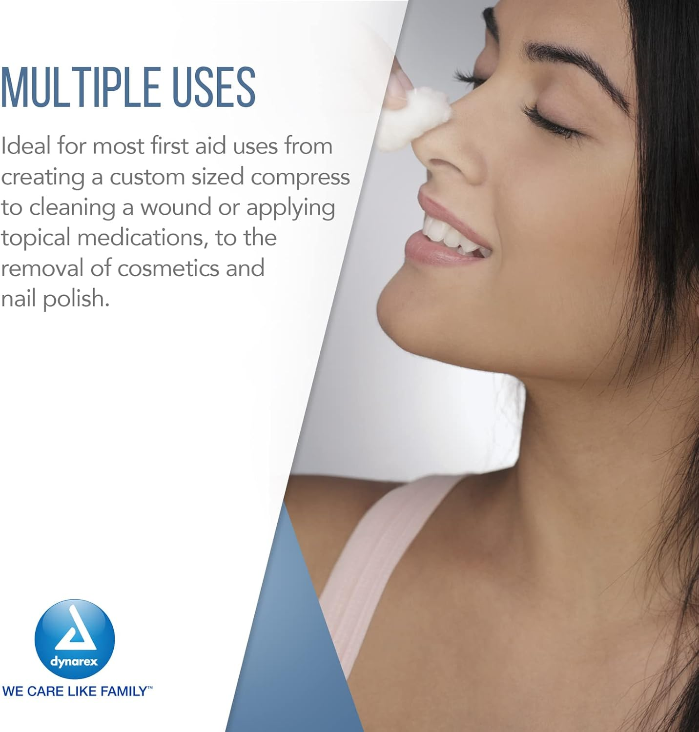 Dynarex Cotton Roll &ndash; Non-Sterile, Soft and Absorbent Cotton in an Easy to Tear & Use Roll, 1-Pound, 12&rdquo; X 56", White, 1 - Dynarex Cotton Roll image number 5