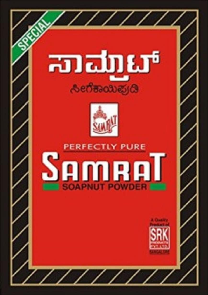 SAMRAT Shikakai Powder 500Gm & Arappu Powder 400Gm Combo Pack image number 1